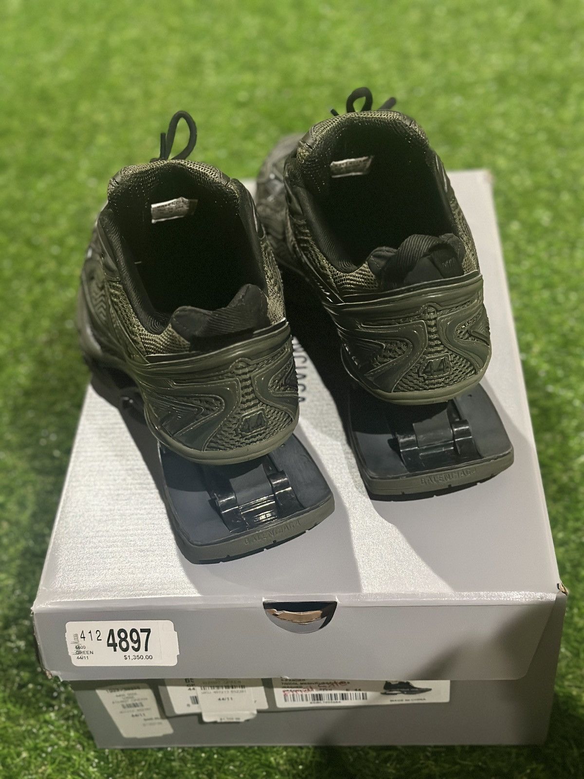 Balenciaga Size 11 - Balenciaga Expander Green Size US 11 / EU 44 - 4 Thumbnail