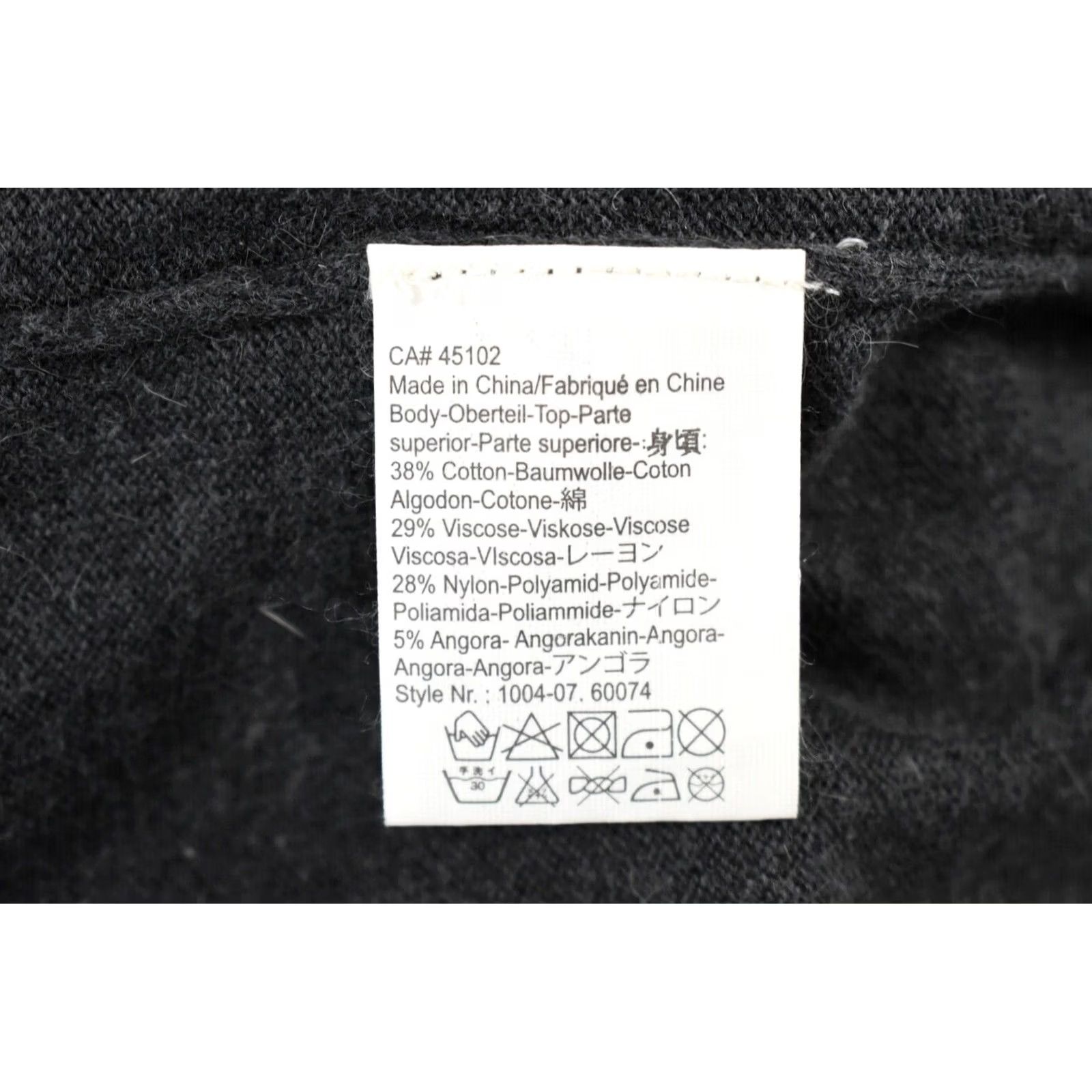 Scotch & Soda SCOTCH & SODA Men's Grey Logo V-Neck Knitted Pullover Jumper 2XL Size US XXL / EU 58 / 5 - 7 Thumbnail