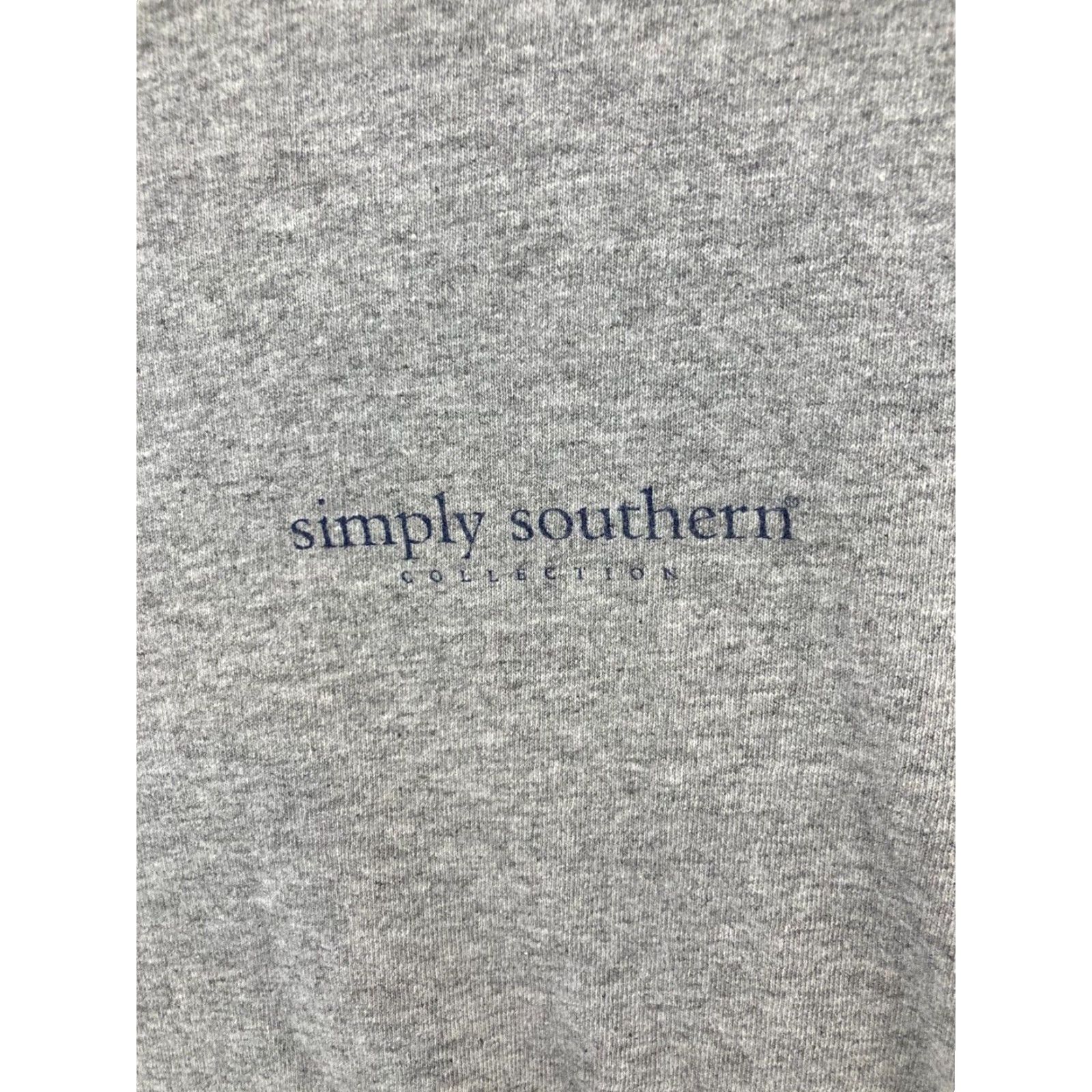 Vintage Simply Southern Womens TShirt Large Gray Shells Lantern Watch The Sea Size L / US 10 / IT 46 - 5 Thumbnail