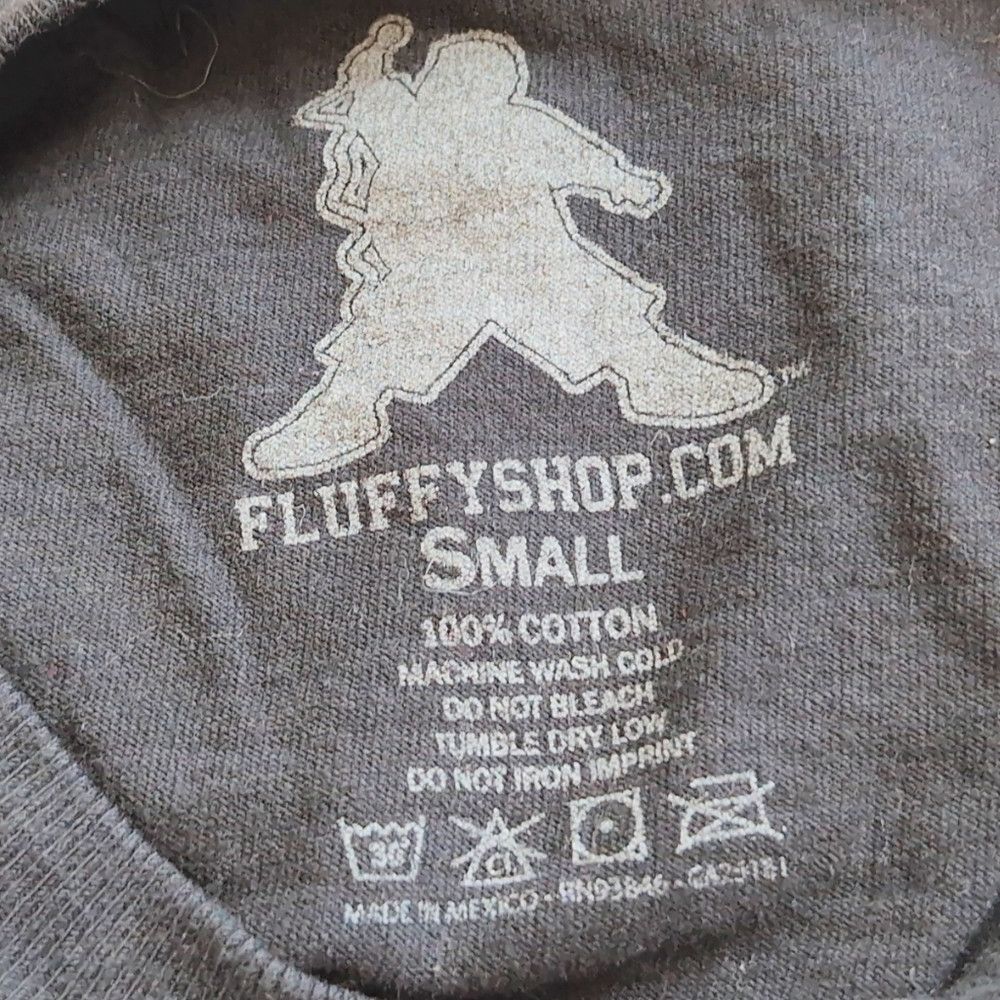 Other I'm Not Fat I'm Fluffy Black Sz S Tour T-Shirt with Cartoon Size US S / EU 44-46 / 1 - 5 Thumbnail