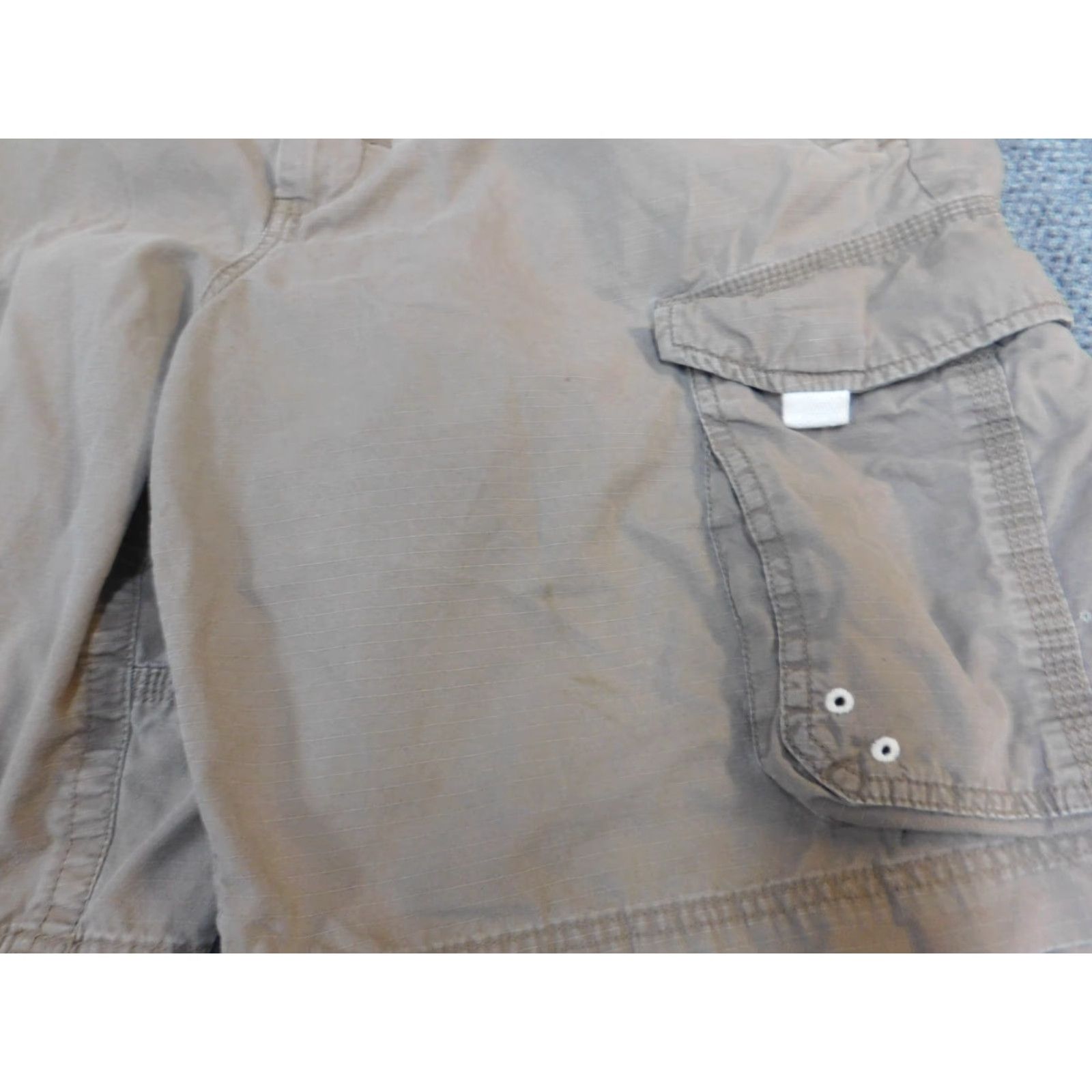 Vintage Lanesboro Mens Cargo Shorts 40W Brown Denim Cotton Flat Front Zip Casual Relaxed Regular 40in Waist Mens Cargo Shorts Brown Vintage? No. Size US 40 / EU 56 - 4 Thumbnail