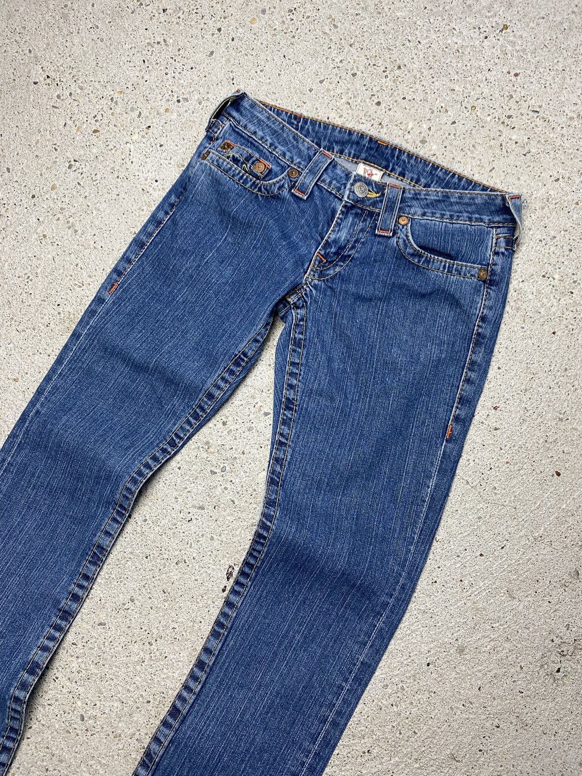 True Religion True religion straight leg jeans stevie made in usa Size 28" / US 6 / IT 42 - 5 Thumbnail