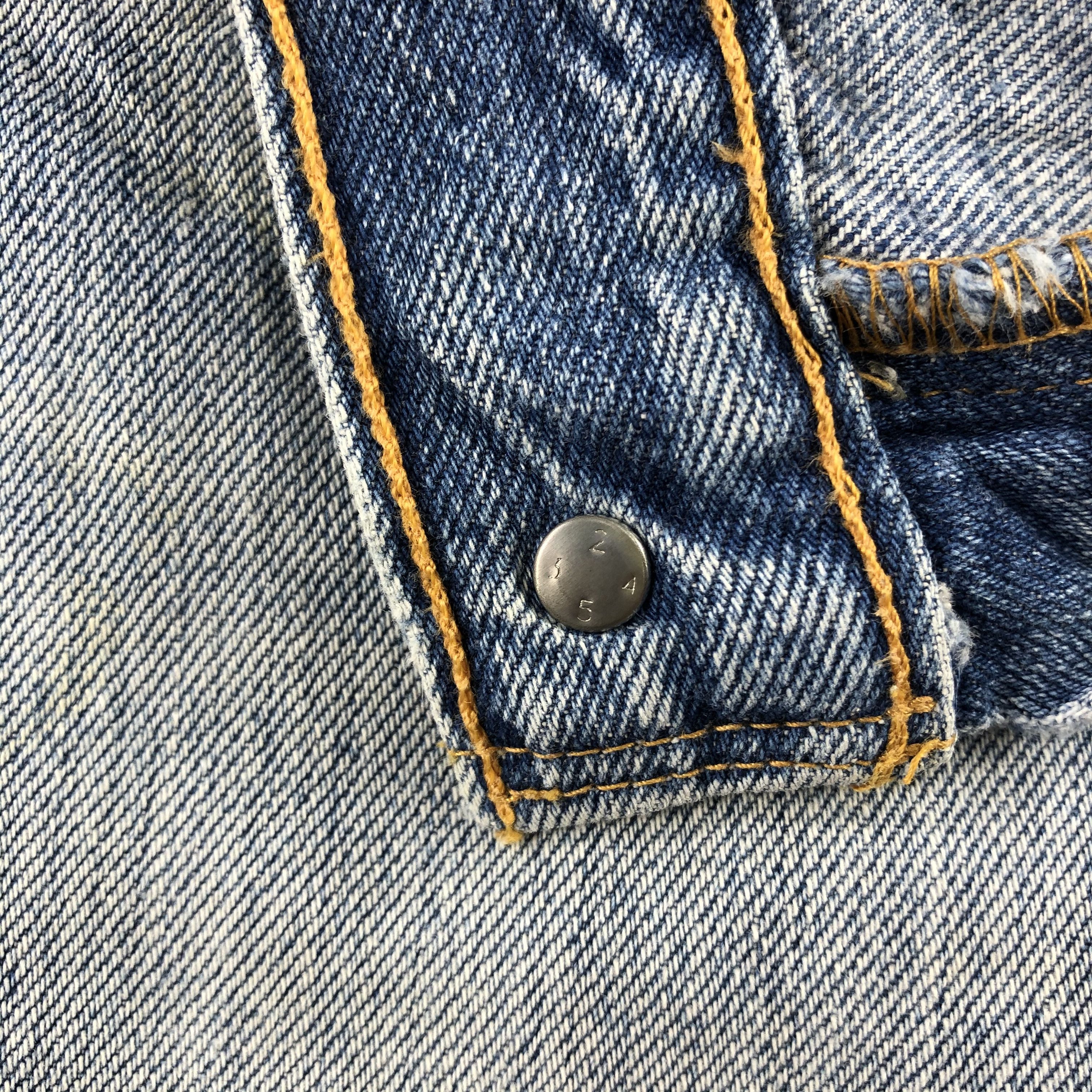 Levi's Vintage Blue Wash Levis 501 Jeans-JM2915 Size US 34 / EU 50 - 12 Thumbnail