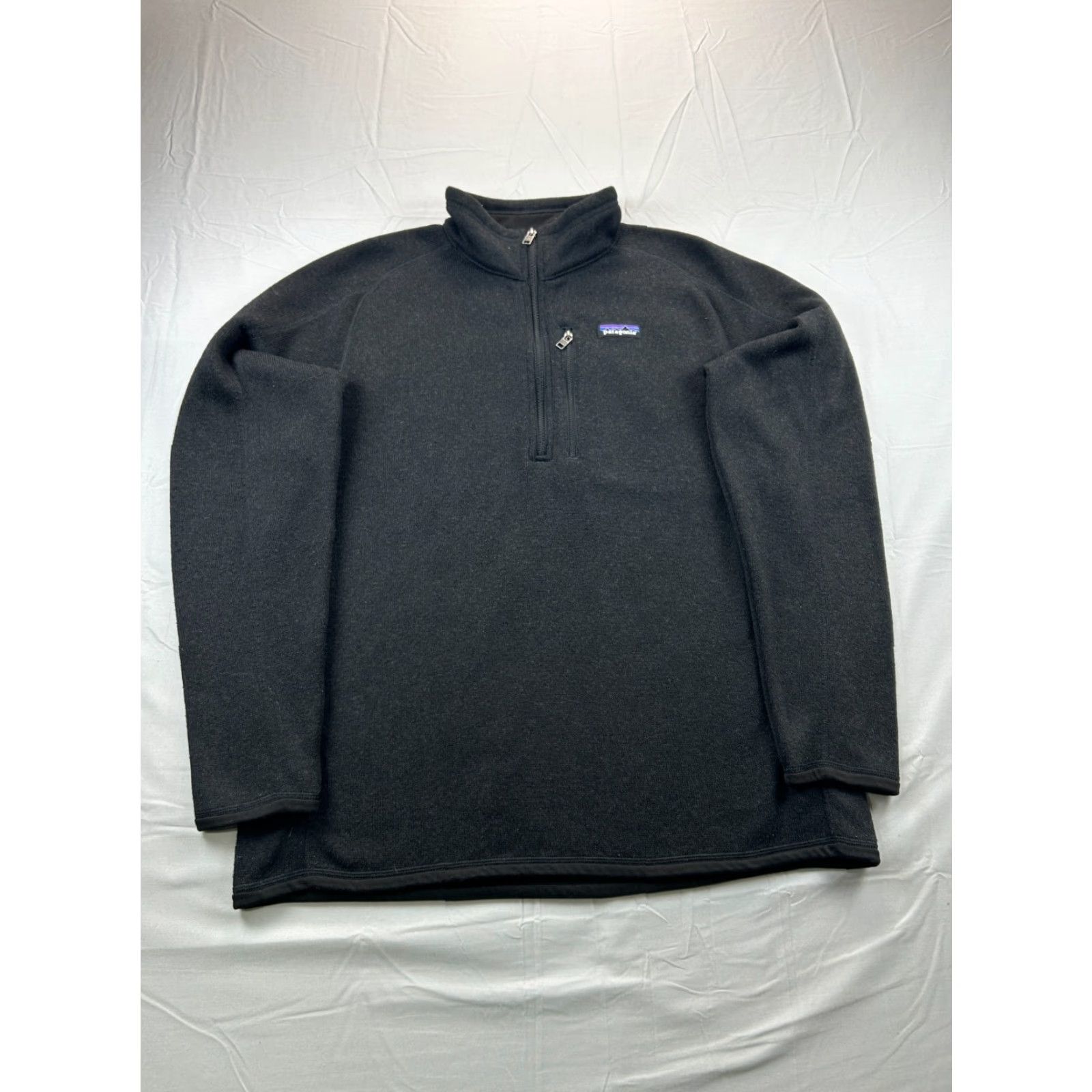 Patagonia Patagonia Sweater Pullover Mens Large Black Fleece Quarter Zip Chest Pocket Outdoor Outdoor Size US L / EU 52-54 / 3 - 2 Thumbnail