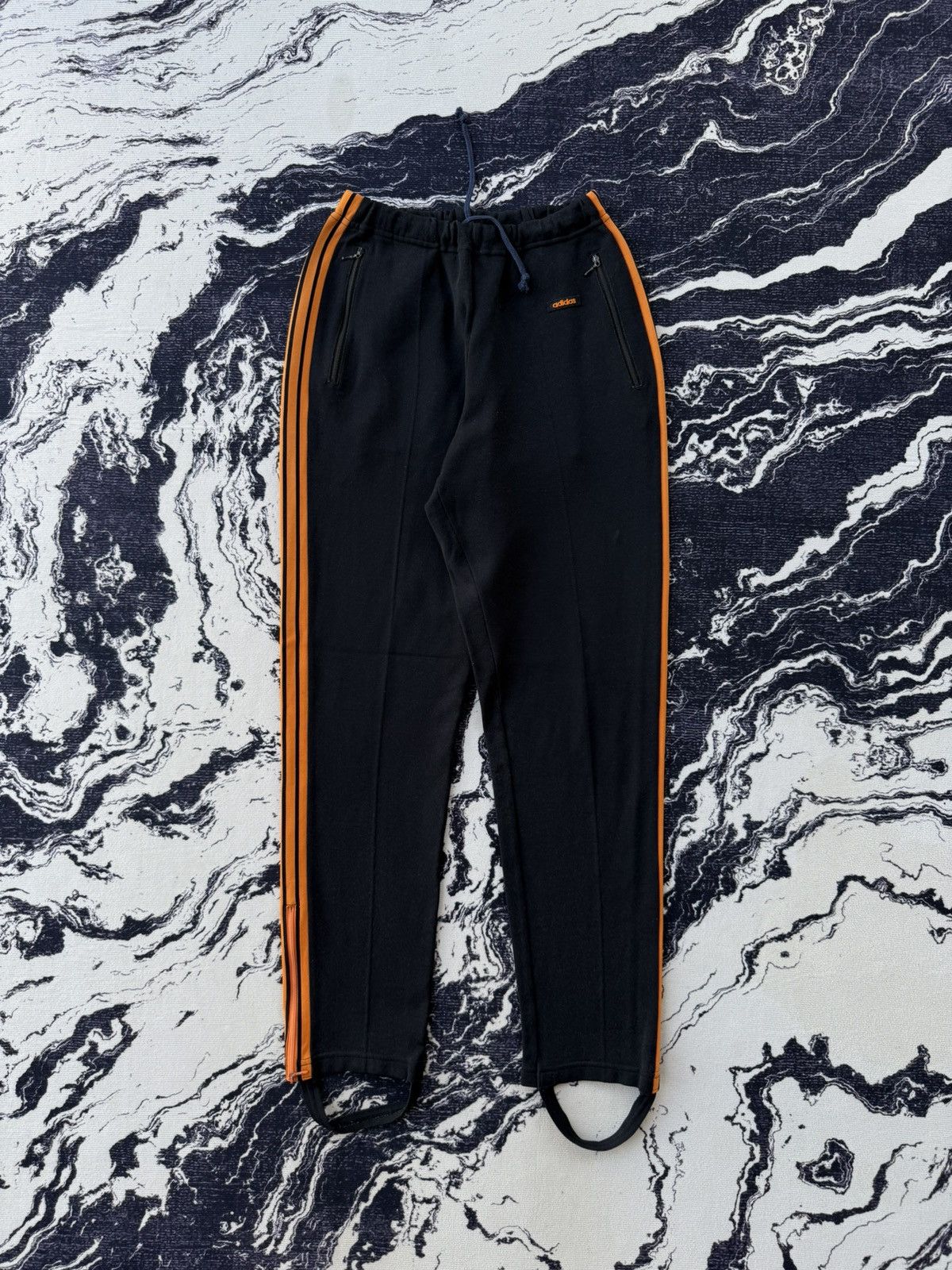 Adidas × Japanese Brand × Vintage Vintage adidas w.germany trackpants black orange Size US 30 / EU 46 - 4 Thumbnail