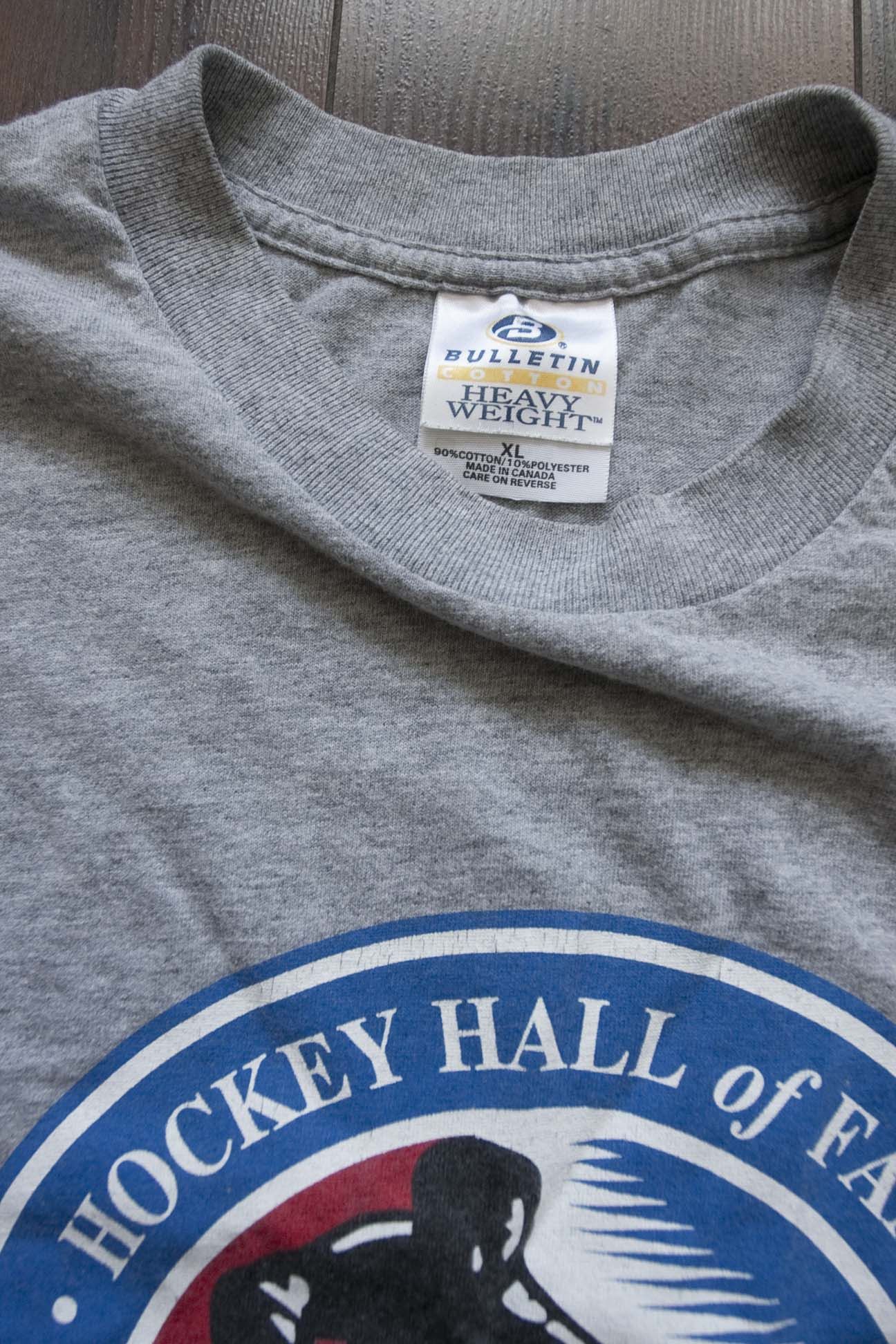 NHL Hockey Hall of Fame NHL T Shirt Size XL Gray Size US XL / EU 56 / 4 - 2 Thumbnail
