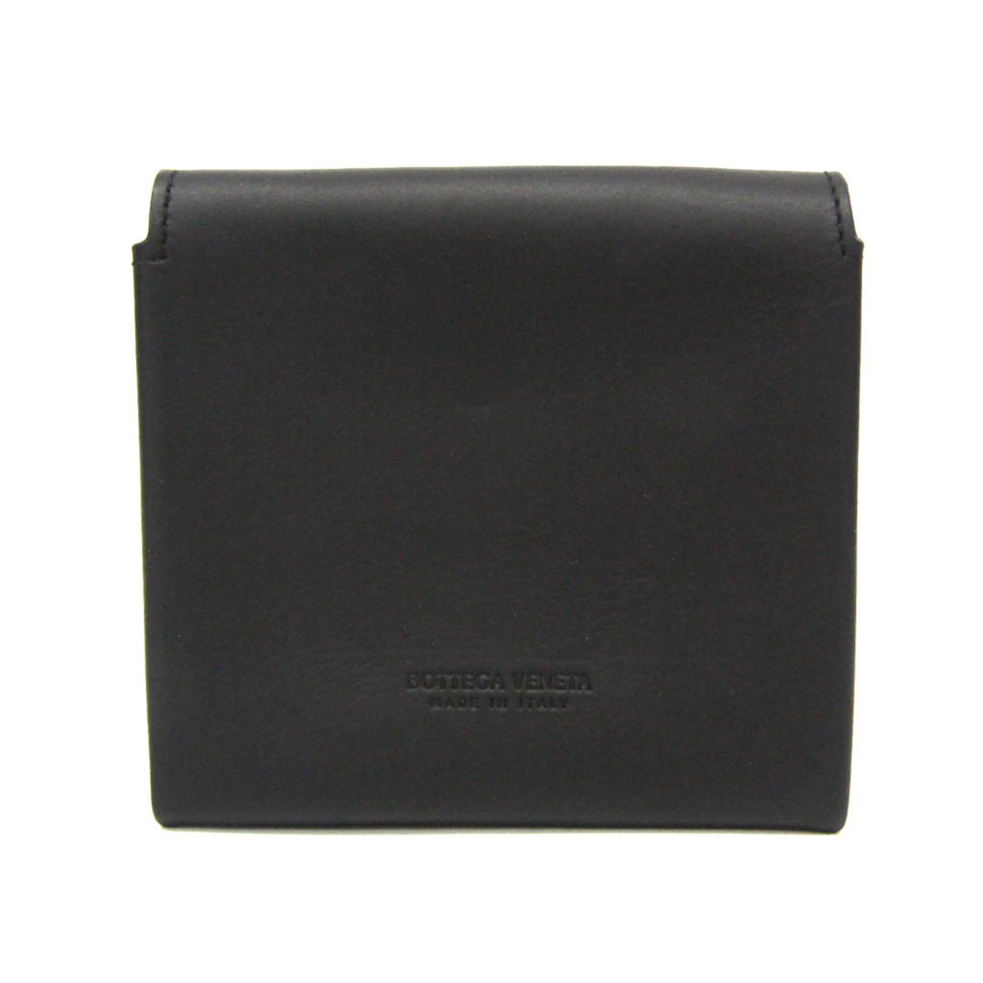 Bottega Veneta Bottega Veneta 593299 Men,Women Leather,Suede Wallet (bi-fold) Black,Blue Size ONE SIZE - 1 Thumbnail
