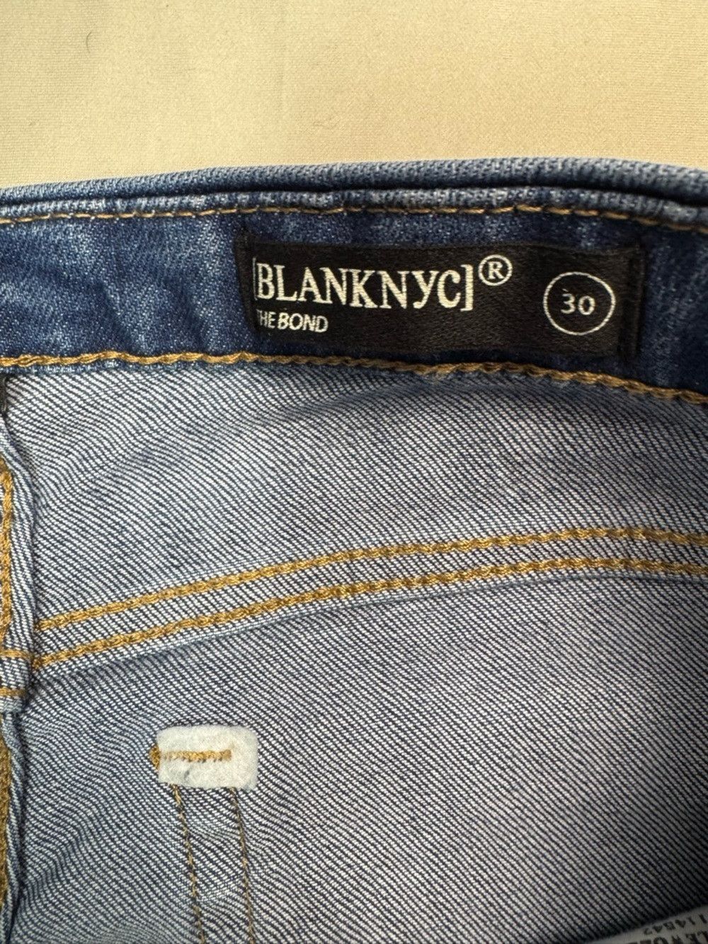 BLANKNYC NWT New Blank NYC The Bond Mid Rise Skinny Jeans In Bluffin Size 30" / US 8 / IT 44 - 7 Thumbnail