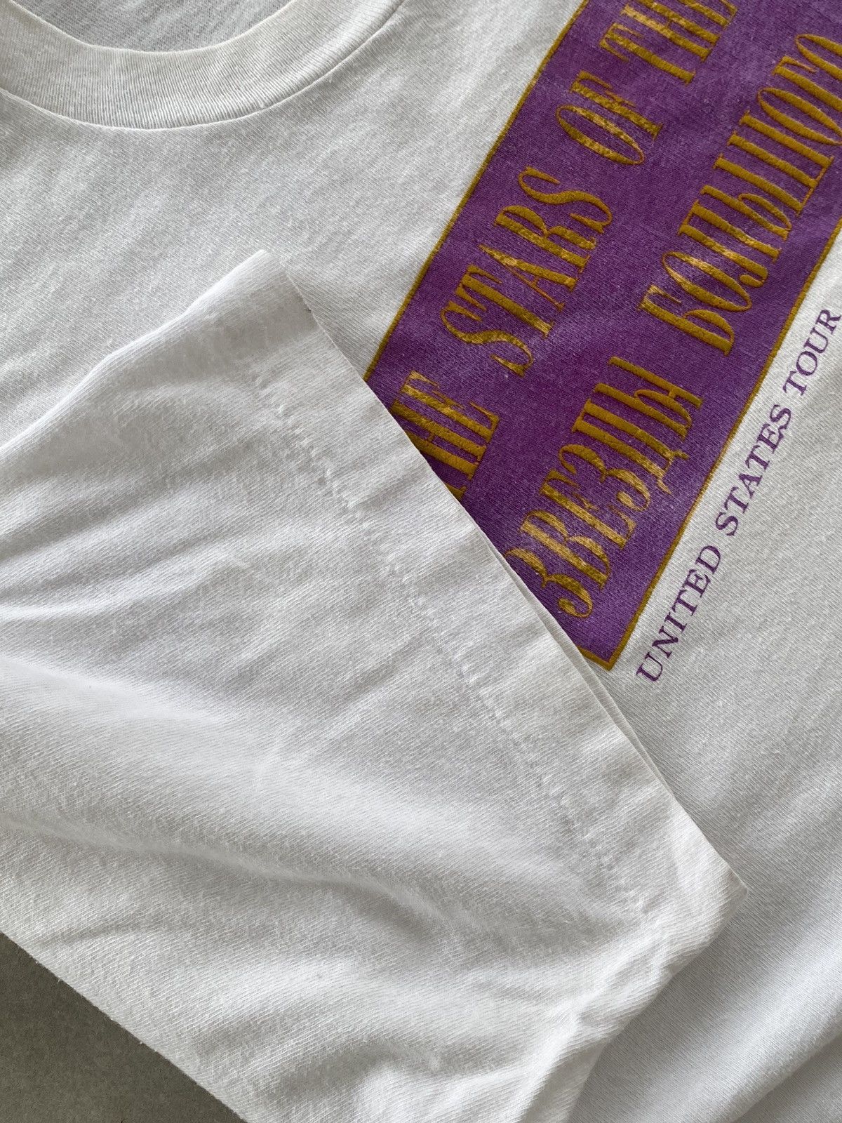 Fruit Of The Loom × Vintage VINTAGE THE STAR OF THE BOLSHOI UNITED STATES TOUR 1989 TEE Size US L / EU 52-54 / 3 - 4 Thumbnail