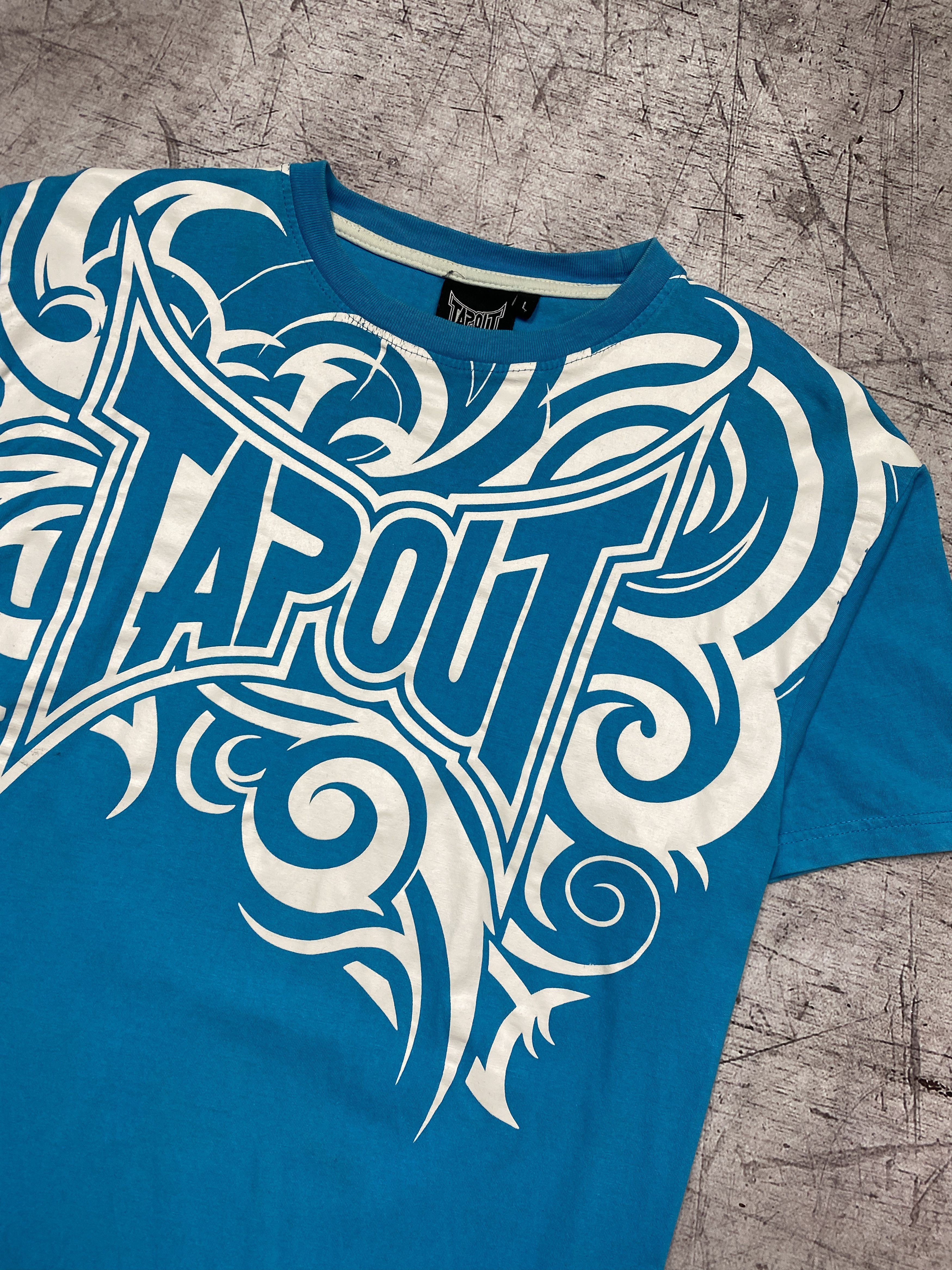 Tapout Tapout Vintage Mens Big Logo T-Shirt Size US L / EU 52-54 / 3 - 2 Thumbnail