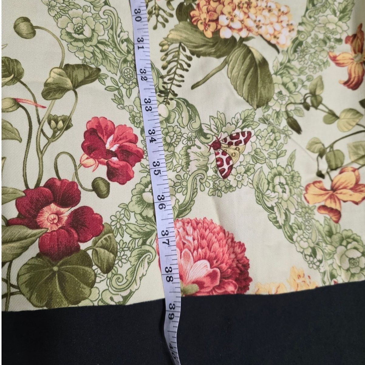 Talbots Talbots Sleeveless Yellow Floral Print Beaded Dress -Size 12 Size XL / US 12-14 / IT 48-50 - 7 Thumbnail