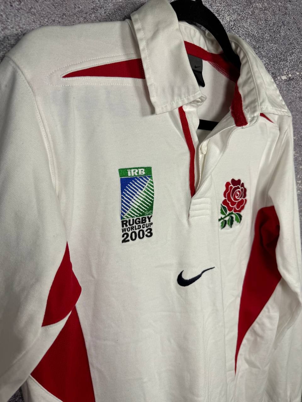 Nike ENGLAND RUGBY SHIRT 2003 Nike Home World Cup Jersey Size US S / EU 44-46 / 1 - 8 Thumbnail