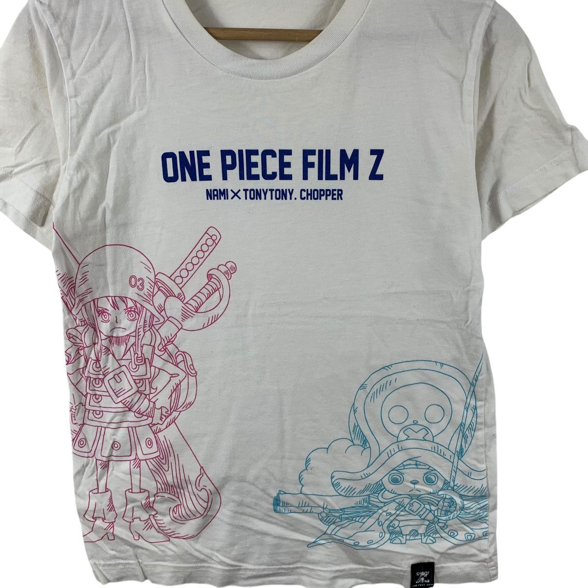 One Piece ONE PIECE FILM Z Nami & Chopper Luffy Crew Tee Shirt Top Size XS / US 0-2 / IT 36-38 - 4 Thumbnail