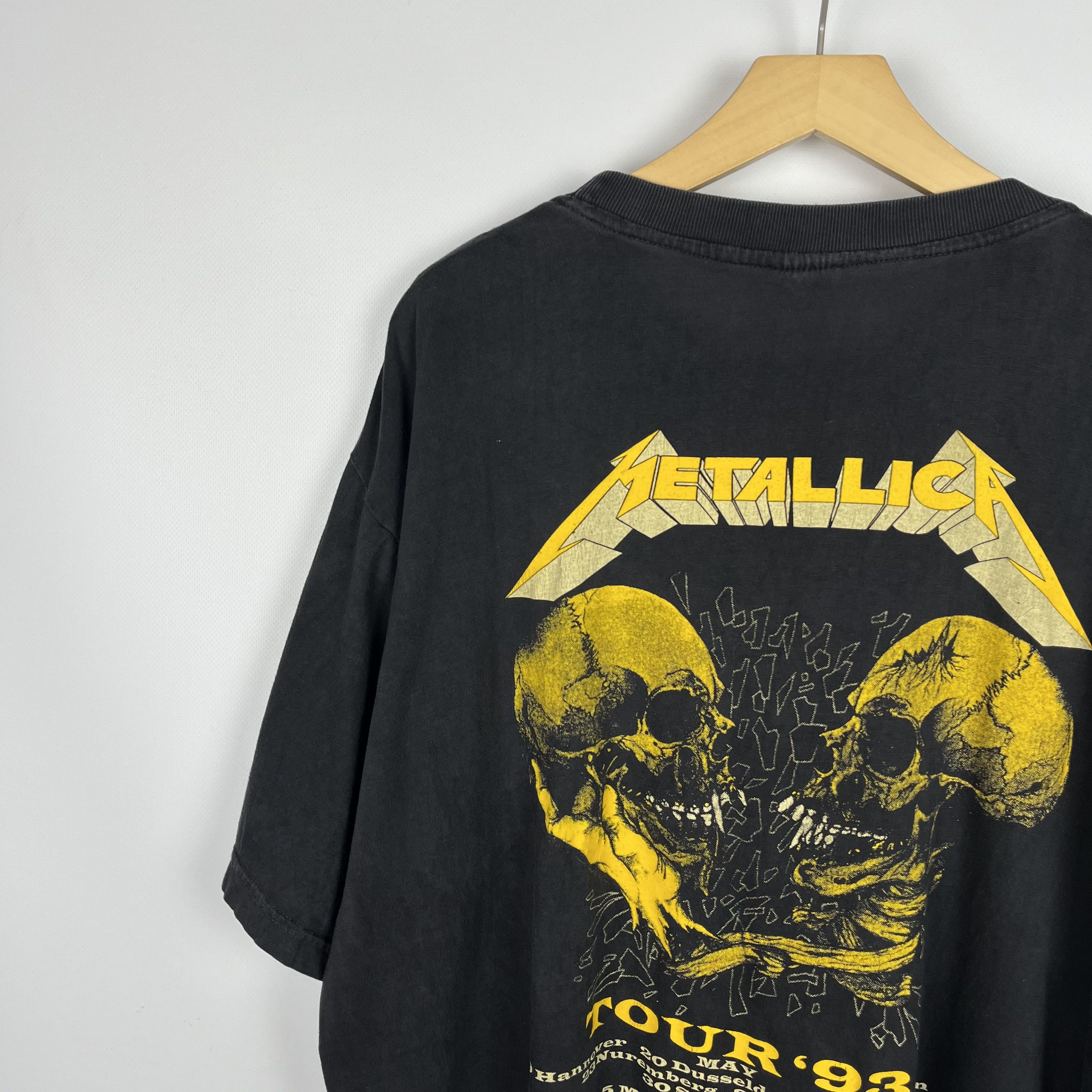 Band Tees Vintage Metallica Pushead Unforgiven Rock Band T Shirt 1993 Size US XL / EU 56 / 4 - 19 Thumbnail