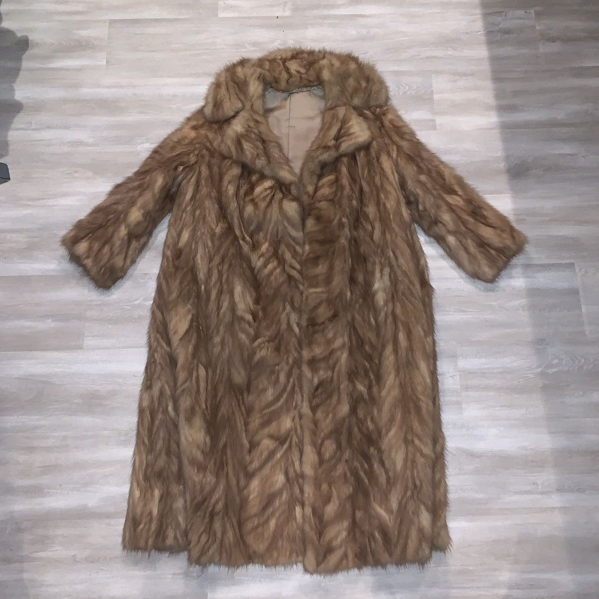 Vintage Fire Gold Fox Fur Coat