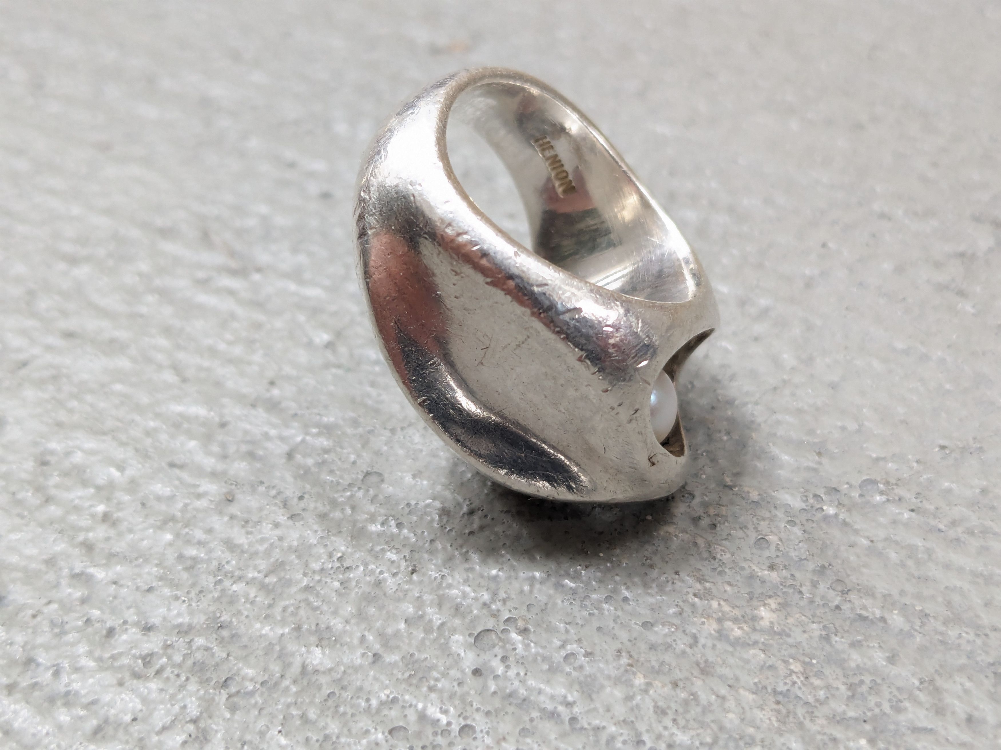 Jewelry Vintage Sterling Silver Ring Size 5.25 Henion Biomorphic Size ONE SIZE - 15 Thumbnail