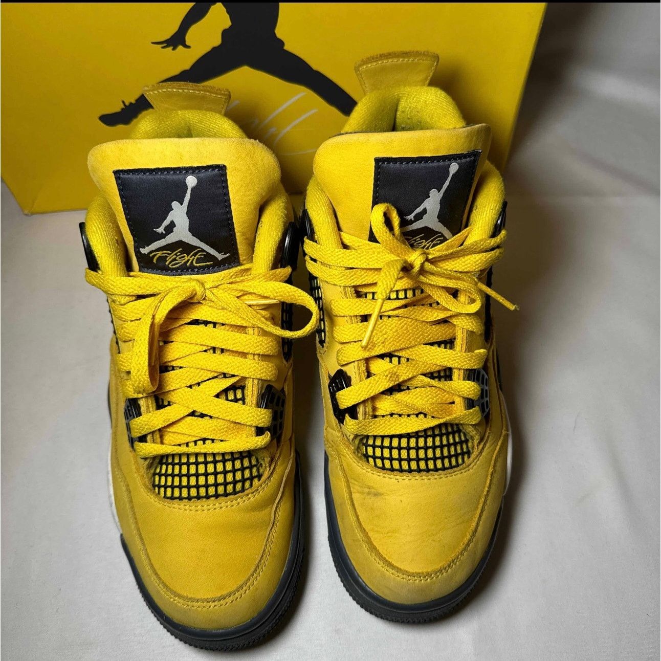 Jordan Brand × Nike Size 7 Nike Air Jordan 4 Retro PS Lightning 2021 Men's Shoes Size US 7 / EU 40 - 4 Thumbnail