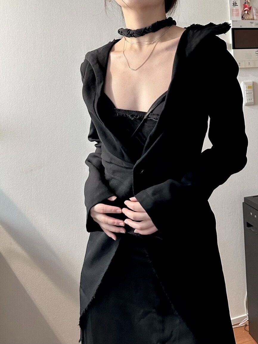 Comme des Garçons Long Black Coat