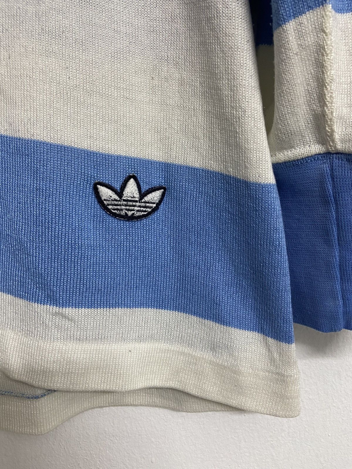 Adidas Vintage Adidas Rugby Jersey Striped Polo Shirt Size US M / EU 48-50 / 2 - 4 Thumbnail