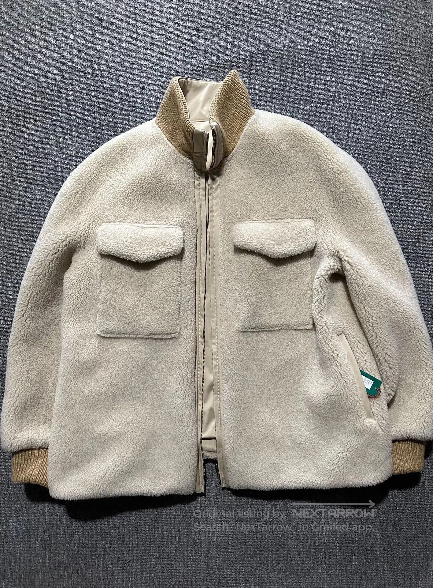 Loro Piana luxurious cashmere-silk oversized jacket. Size US L / EU 52-54 / 3 - 1 Thumbnail