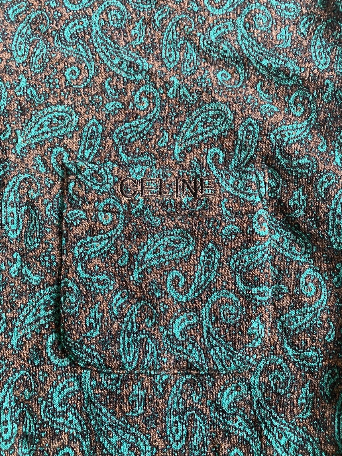 Celine Vintage Celine Paris Tropical Polo shirt Size US XL / EU 56 / 4 - 5 Thumbnail