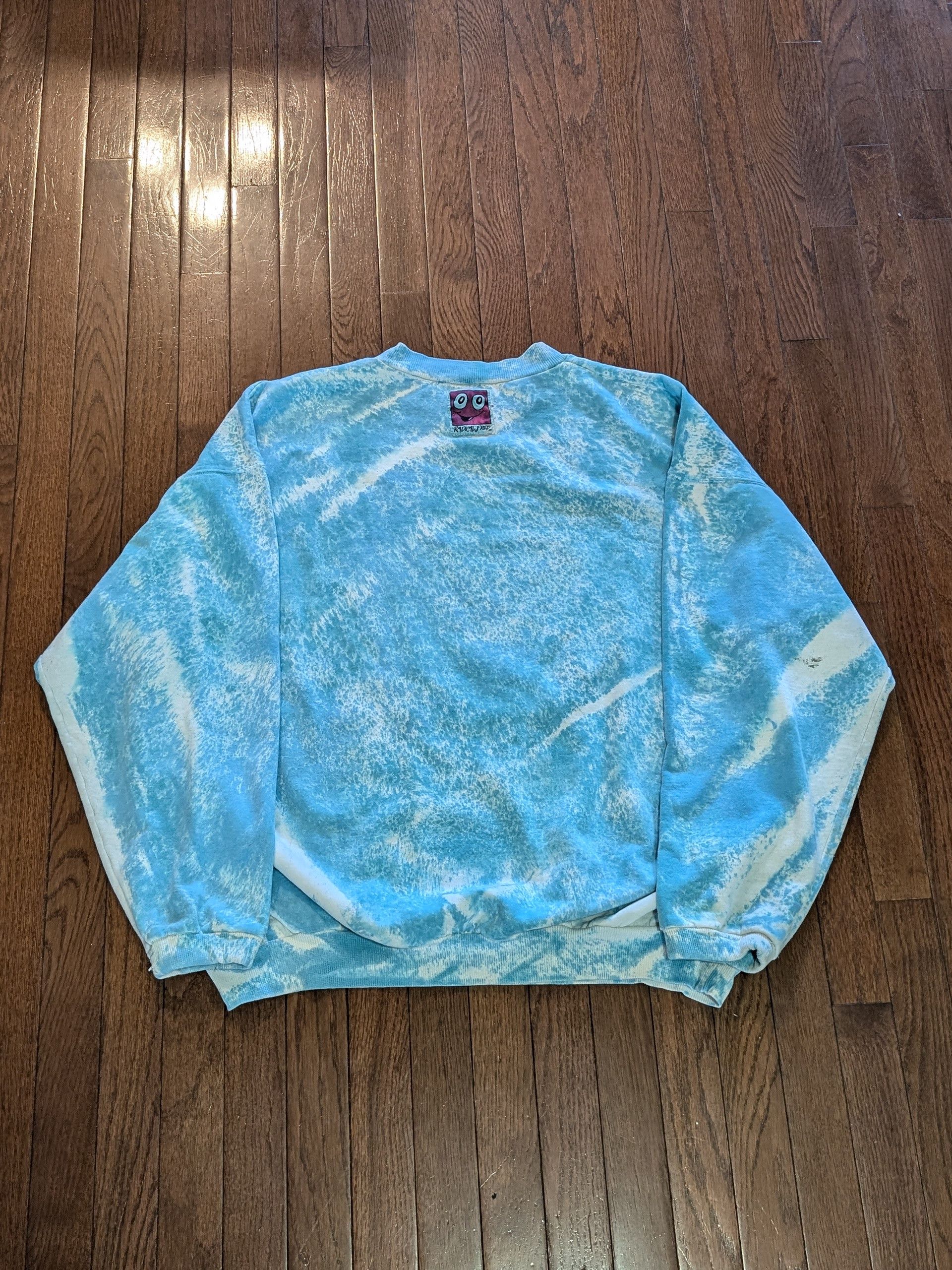 Vintage 1992 The Winning Edge Blue Tie Dye Crewneck Size XL (28x28) Size US XL / EU 56 / 4 - 5 Thumbnail