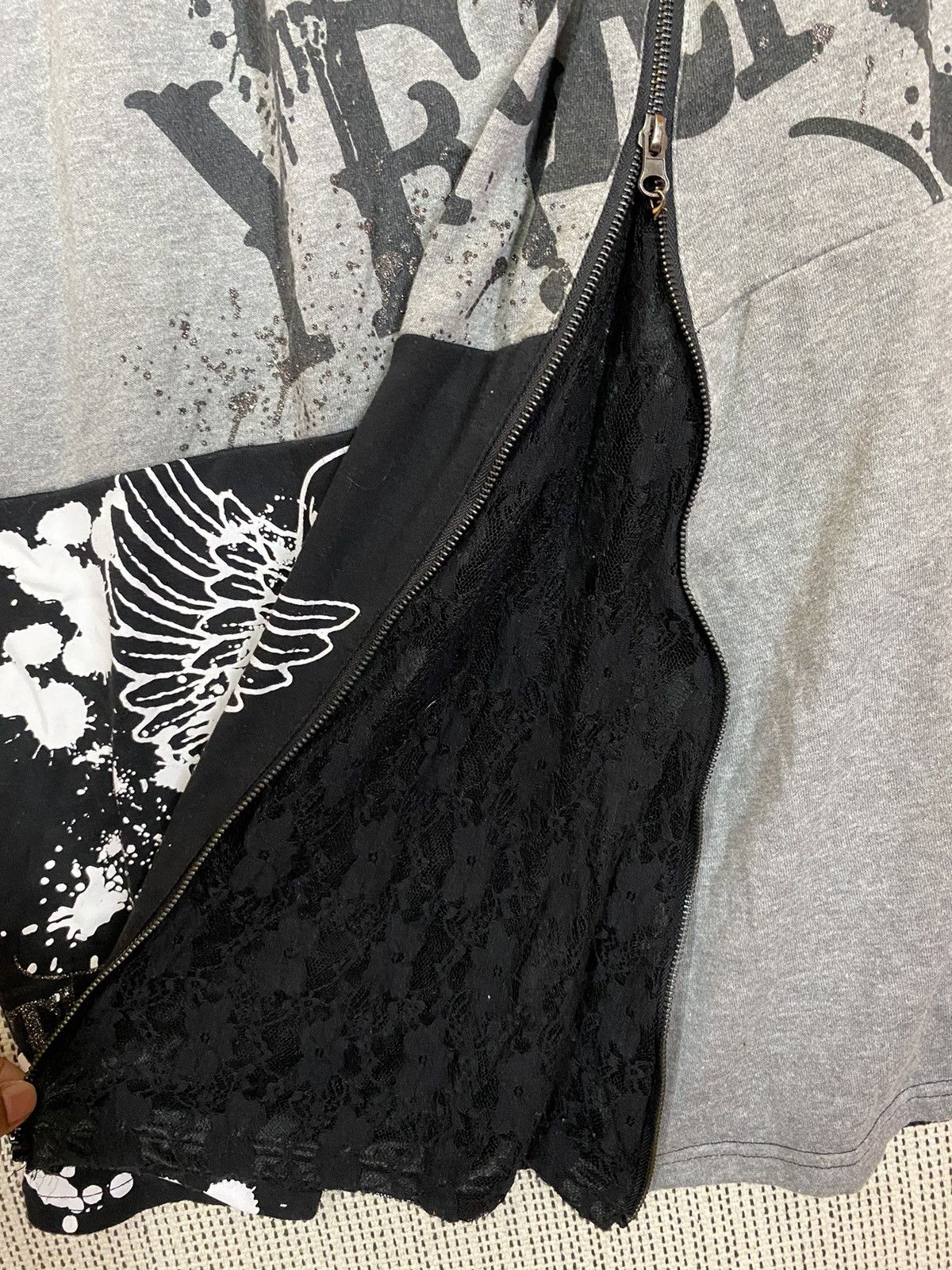If Six Was Nine × Seditionaries Dig deep cross skull maxi skulls stretchable gothic punk Size 32" / US 10 / IT 46 - 8 Thumbnail