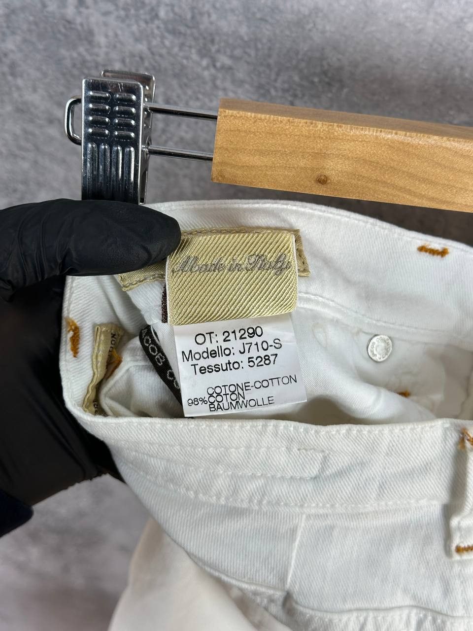 Jacob Cohen Jacob Cohen Luxury White Skinny Pants Stretch Denim Jeans Size 28" / US 6 / IT 42 - 17 Thumbnail
