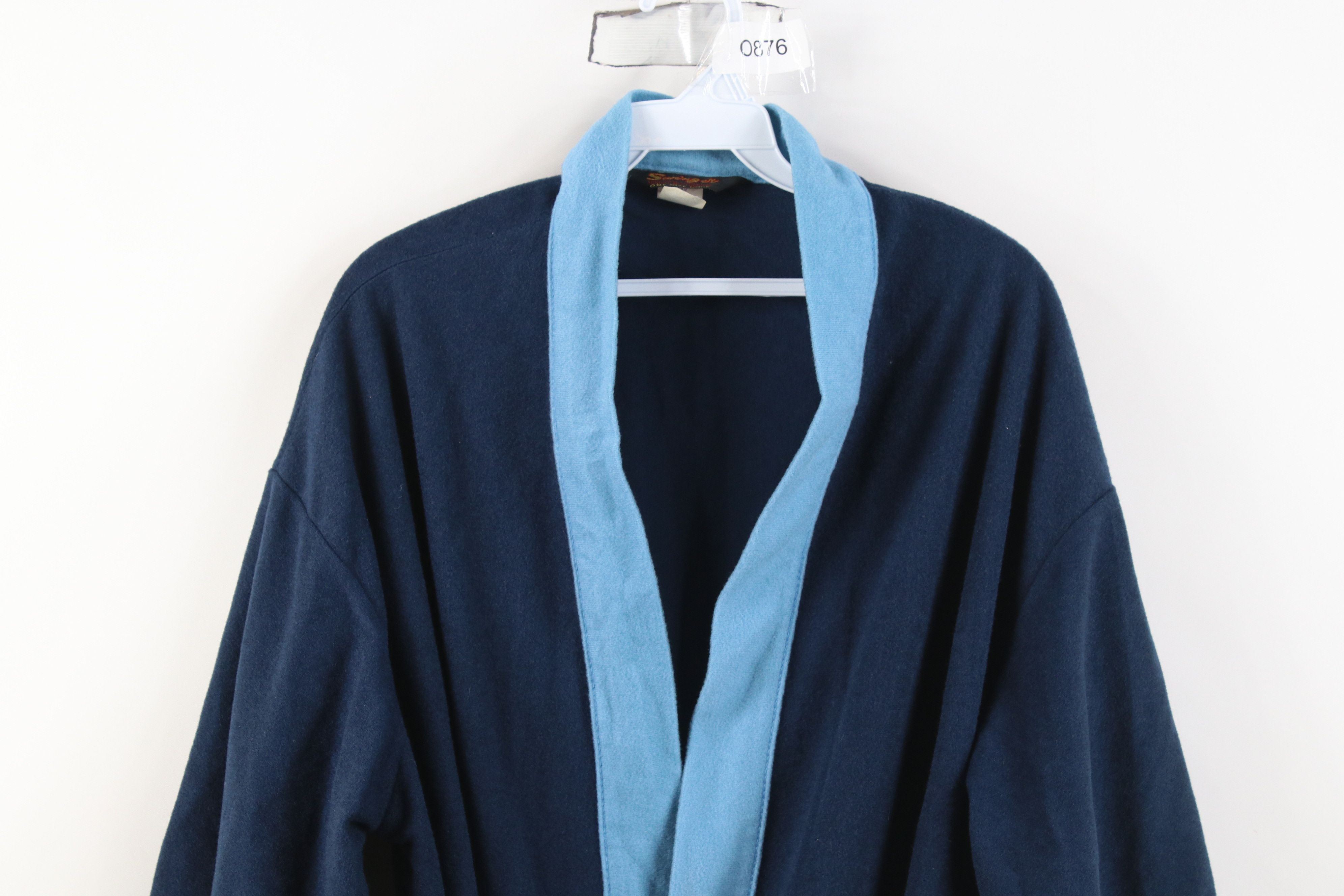 Vintage Vintage 70s Streetwear Belted Short Sleeve Velour Bath Robe Size US L / EU 52-54 / 3 - 4 Thumbnail