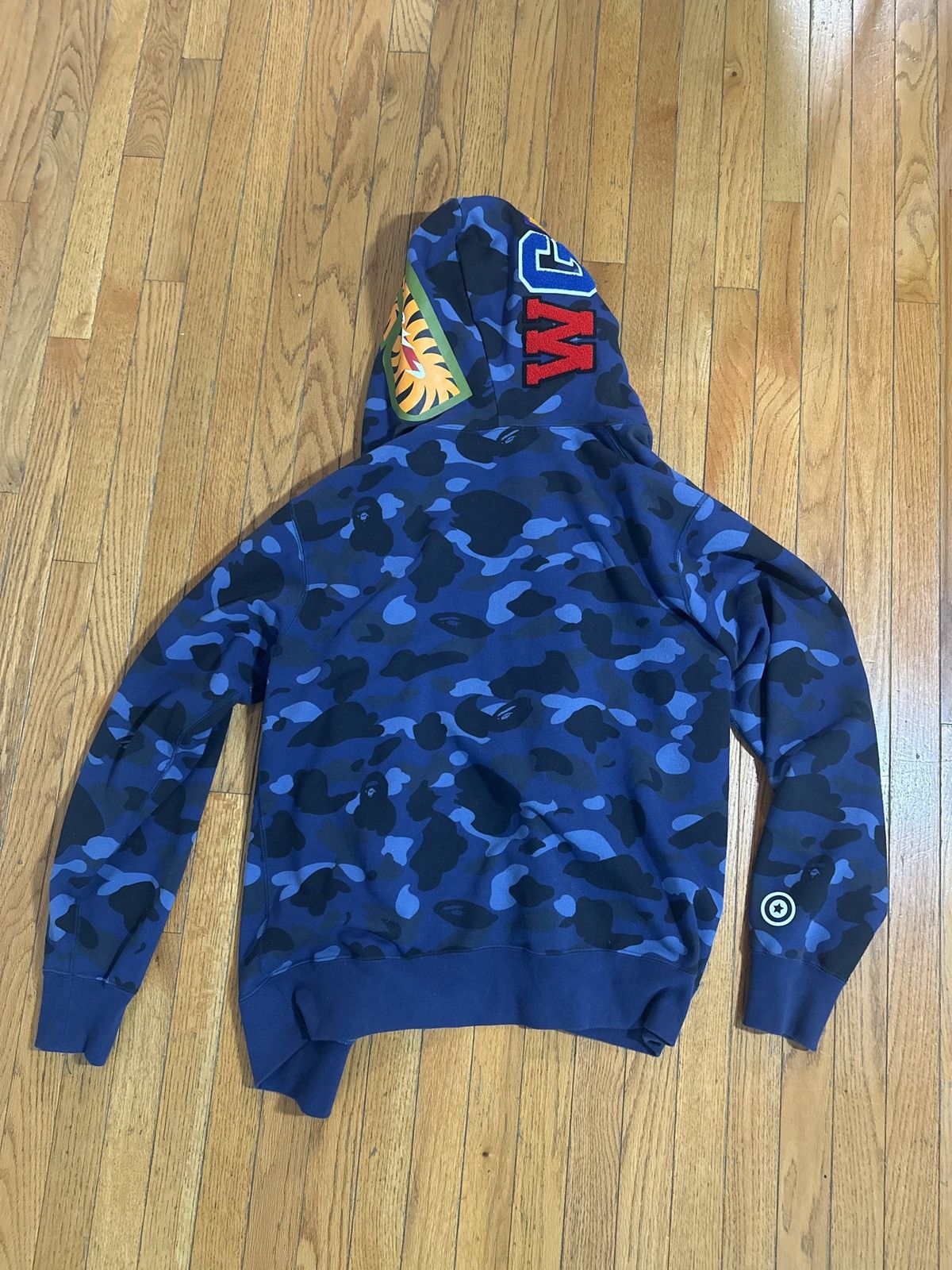 Bape Color Camo Shark Full Zip Hoodie Size US XXL / EU 58 / 5 - 2 Thumbnail