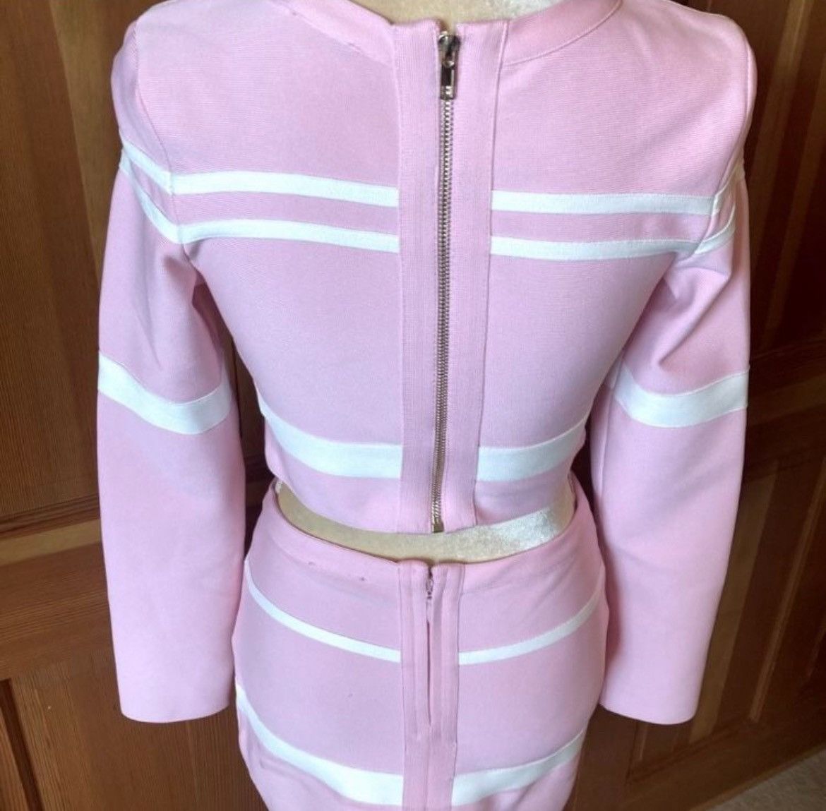 Designer × Other NWT, Lavishly Paris Women’s Pretty Pink Skirt Suit Set Size M / US 6-8 / IT 42-44 - 7 Thumbnail