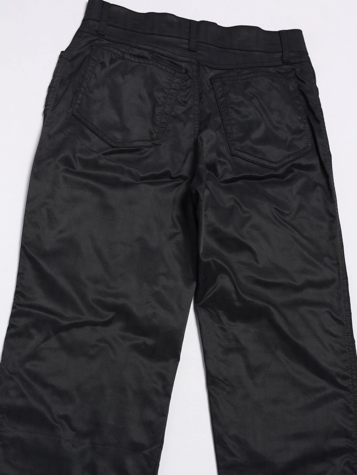 Fendi Vintage Fendi Black Monogram Nylon Pants Size 28" / US 6 / IT 42 - 14 Thumbnail