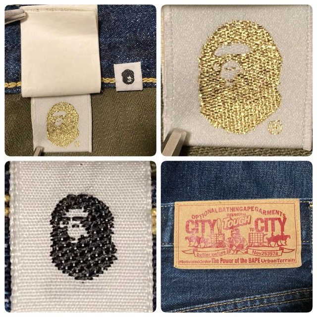 Bape BAPE STA Milo Embroidered Denim Pants a bathing ape ★size M Size US 32 / EU 48 - 10 Thumbnail