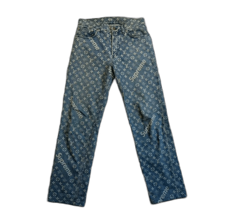 Louis Vuitton Supreme Denim Jeans Size 31