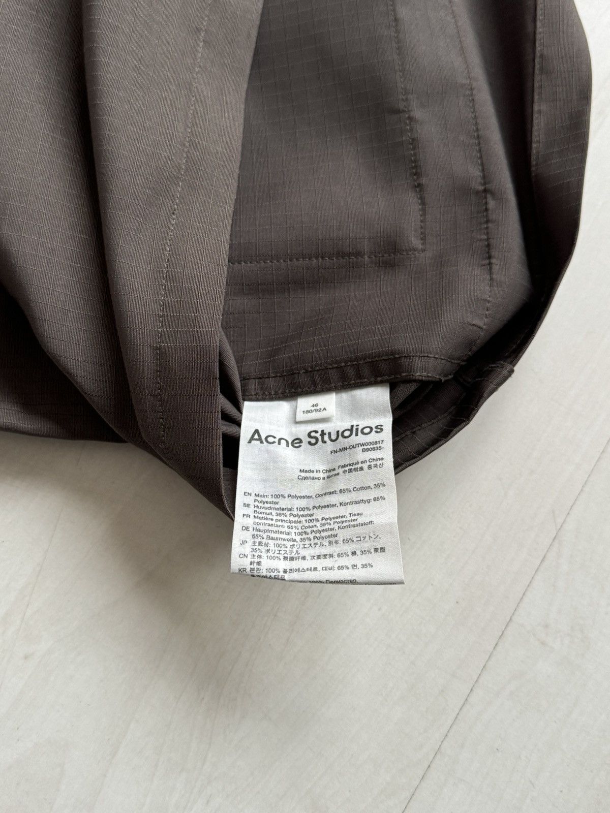 Acne Studios Acne Studios Field Jacket Chestnut Brown 46 Size US M / EU 48-50 / 2 - 10 Thumbnail