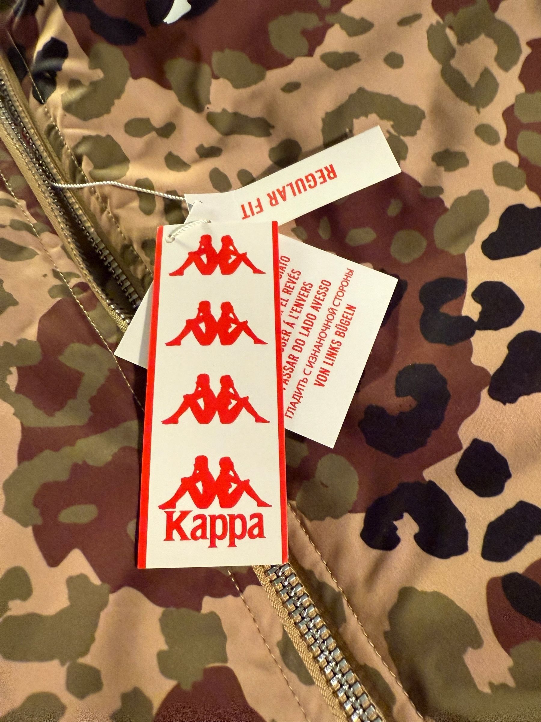 Kappa Kappa Camo Bomber Jacket Size US L / EU 52-54 / 3 - 4 Thumbnail