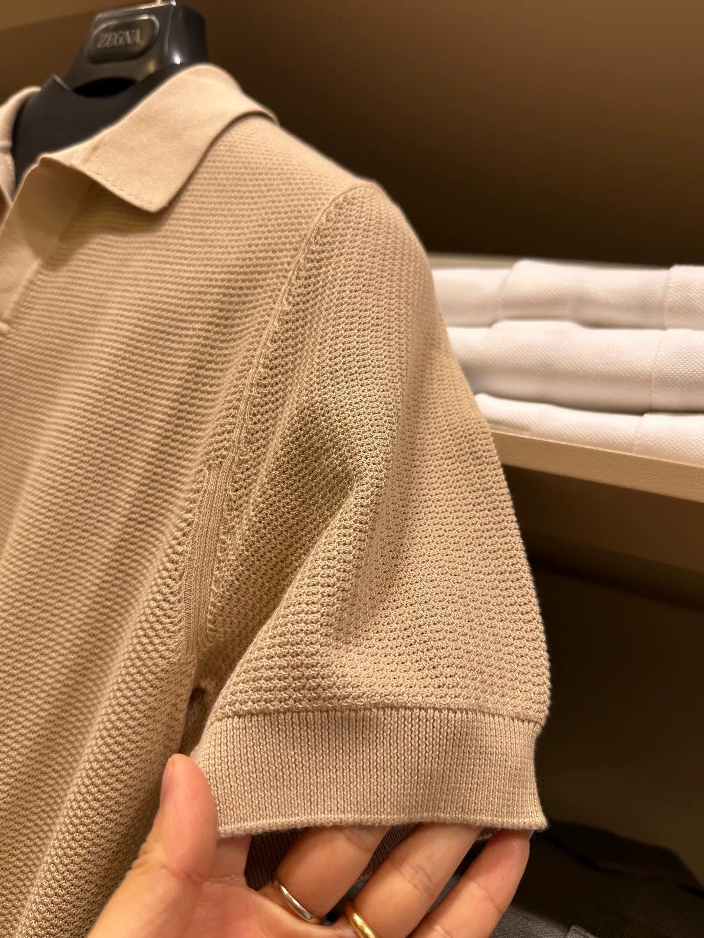 Ermenegildo Zegna Zegna Premium Cotton Short Polo Shirt Size US M / EU 48-50 / 2 - 3 Thumbnail
