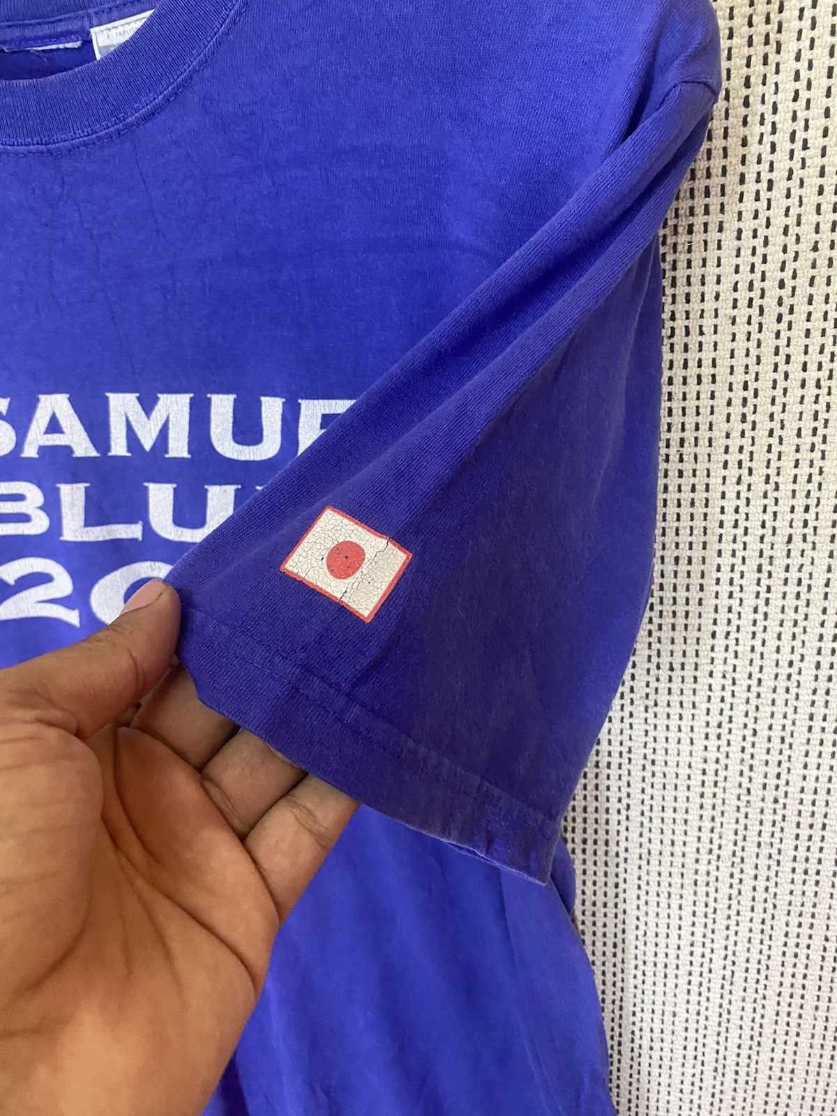 Disney × Japanese Brand × Mickey Mouse ‼️VINTAGE 2006 SAMURAI BLUE JFA X MICKEY TSHIRT Size US M / EU 48-50 / 2 - 4 Thumbnail