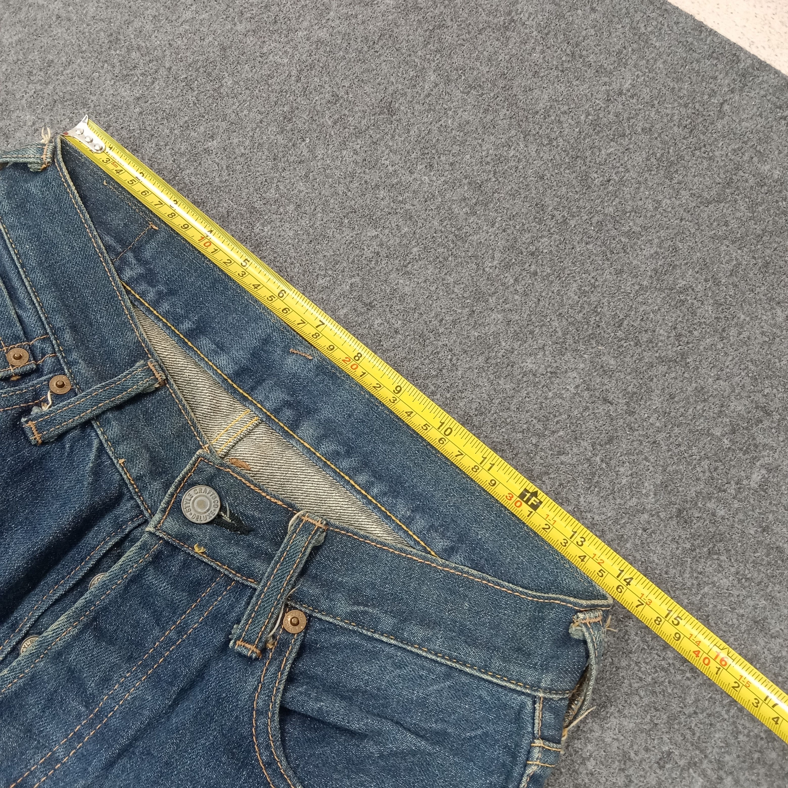 Evisu EVIS Japanese Selvedge Custom Diacock Jeans C280N32 Size US 29 - 9 Thumbnail