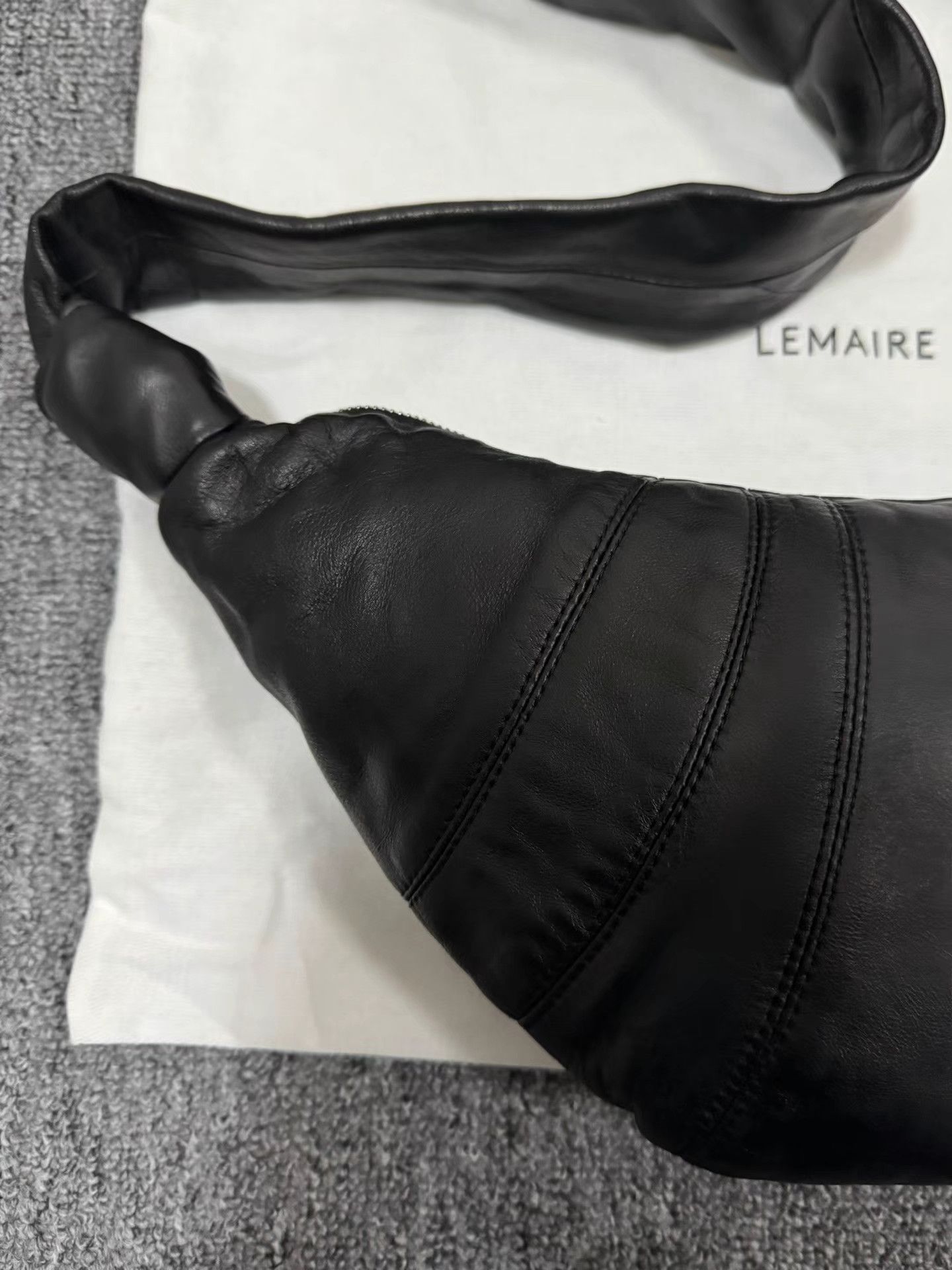 Lemaire Lemaire black Croissant bag Size ONE SIZE - 2 Thumbnail