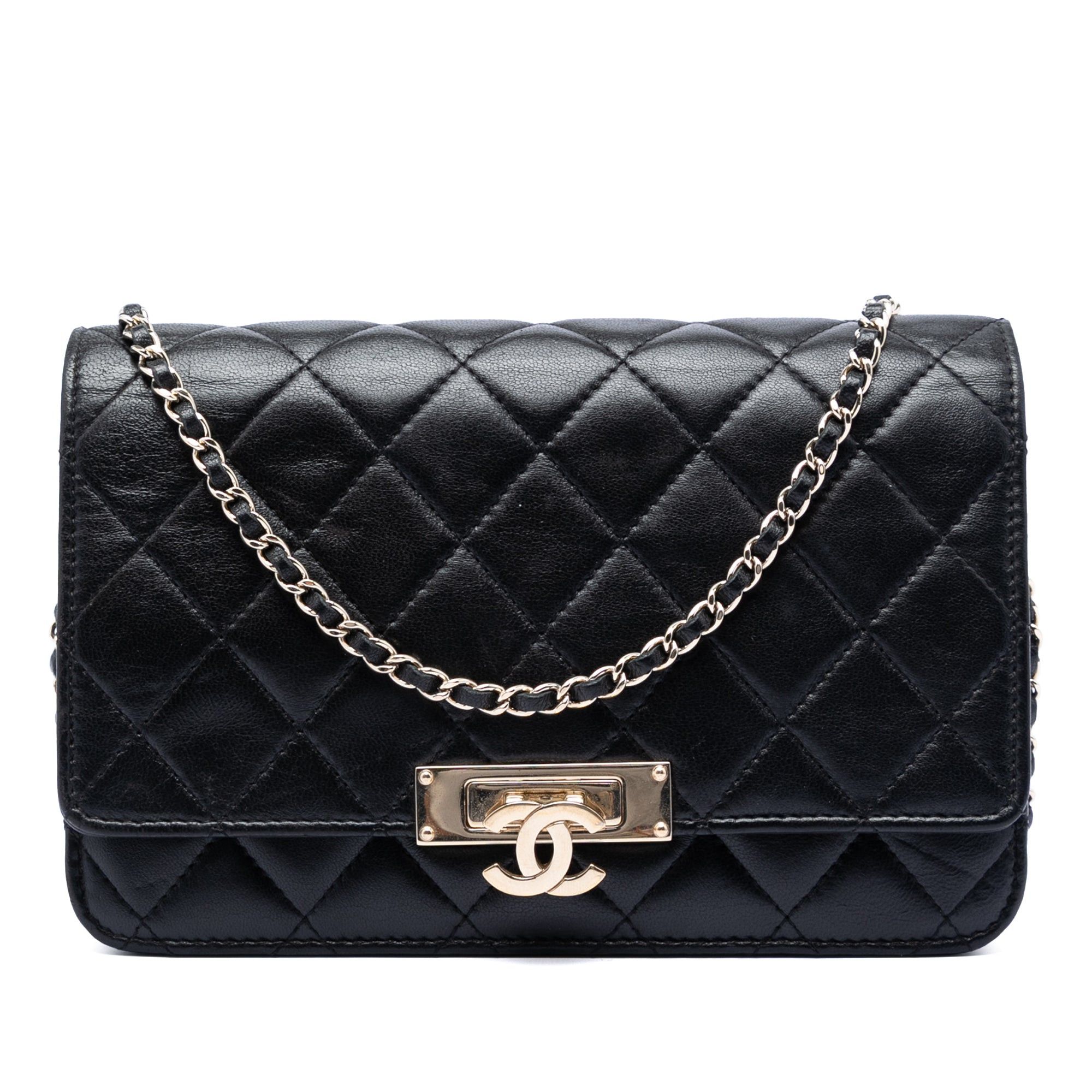 Chanel Quilted Lambskin Golden Class Wallet On Chain Size ONE SIZE - 1 Thumbnail