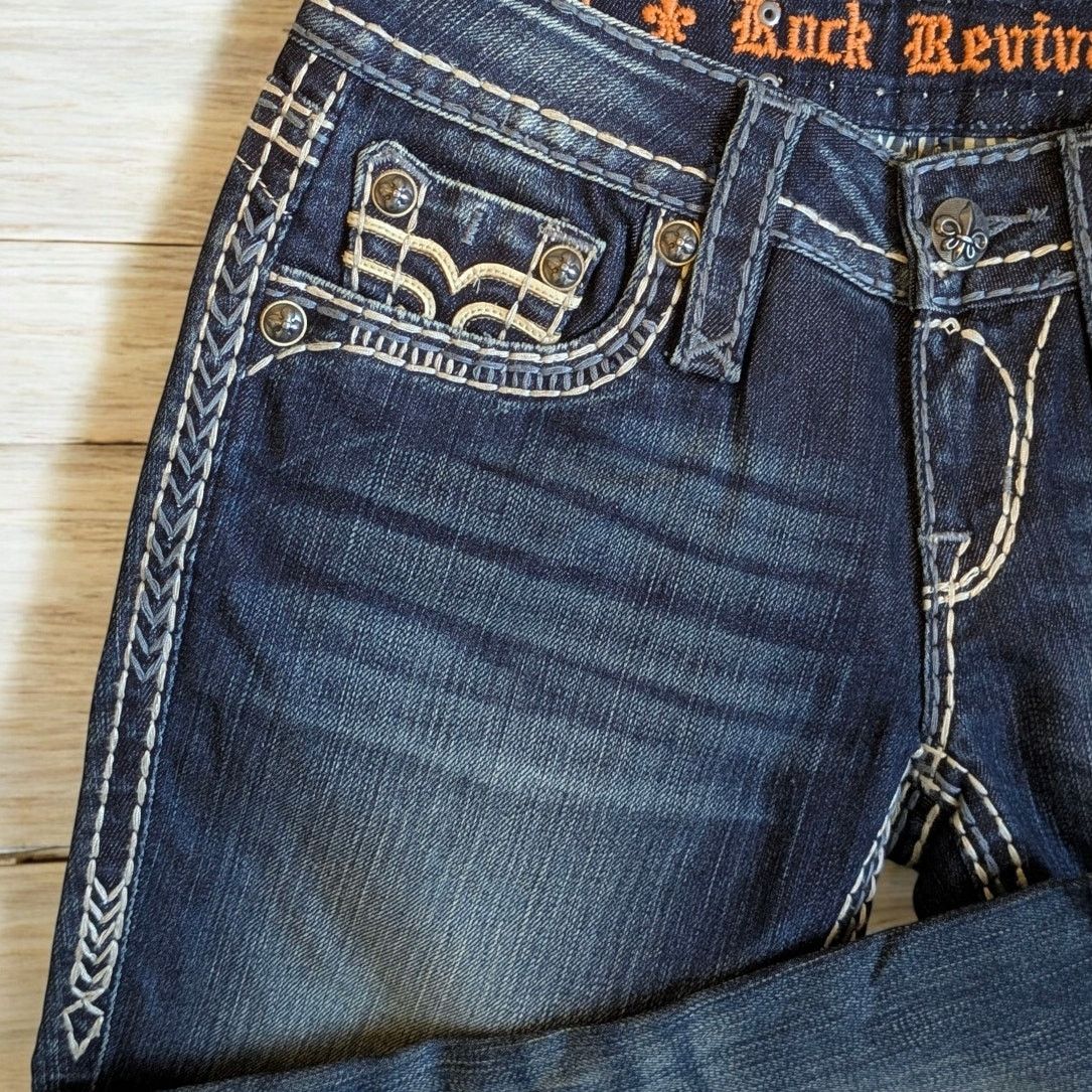 Rock Revival ROCK REVIVAL Capri Jeans Women's 26 ANA Denim Capris Size 26" / US 2 / IT 38 - 5 Thumbnail