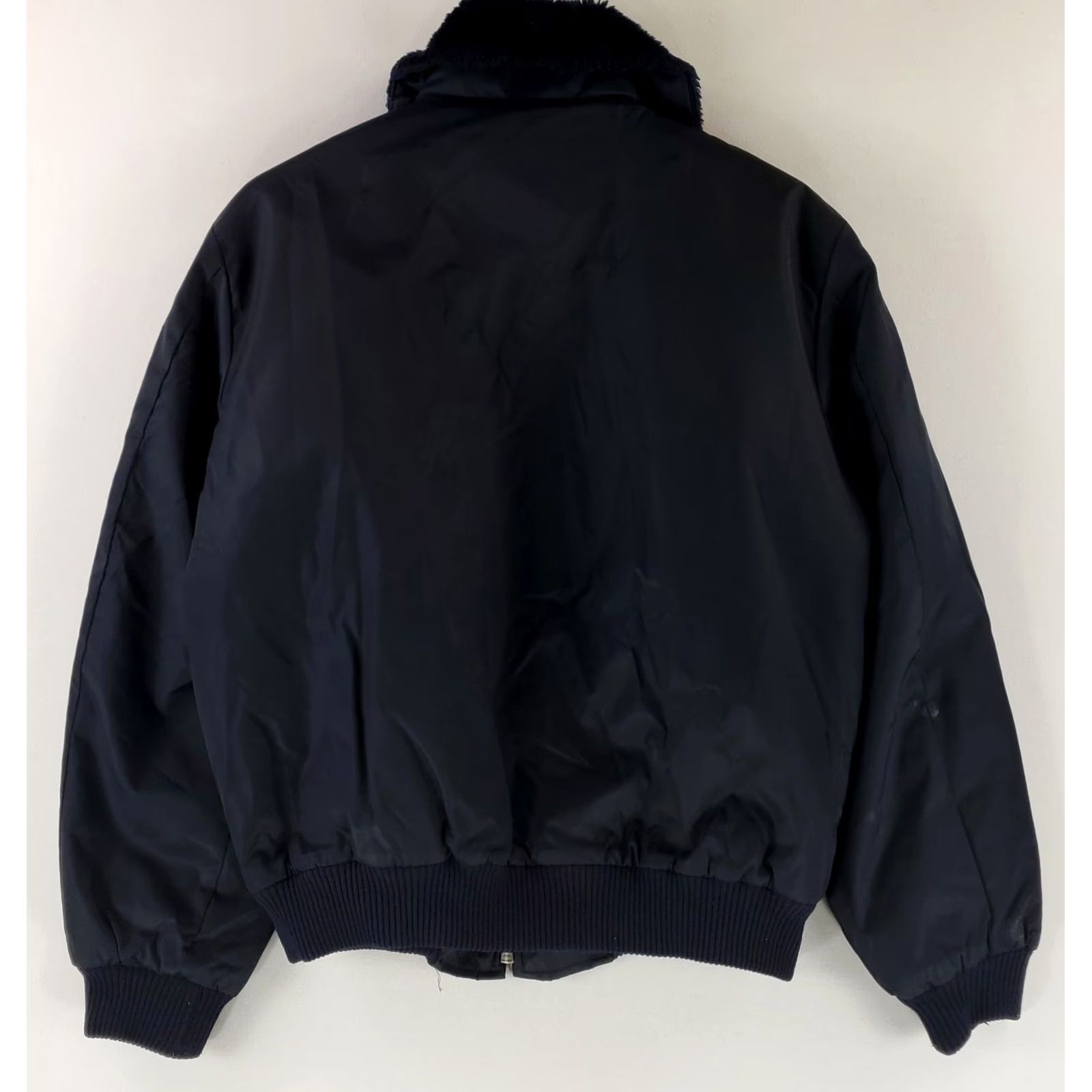 Sears VINTAGE Sears Jacket MA-1 Style Bomber Blue Mens L Jacket Size US L / EU 52-54 / 3 - 7 Thumbnail
