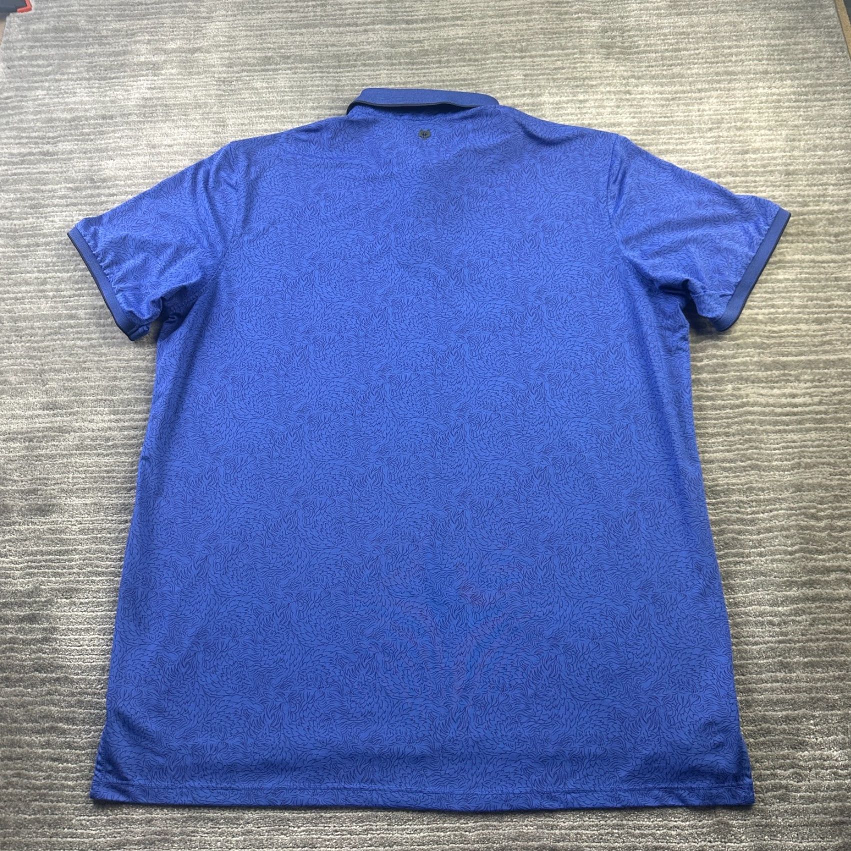 Vintage Greyson Polo Shirt Mens XL Blue Golf Performance Logo Short Sleeve Collared Button-Front Shirt Size US XL / EU 56 / 4 - 3 Thumbnail