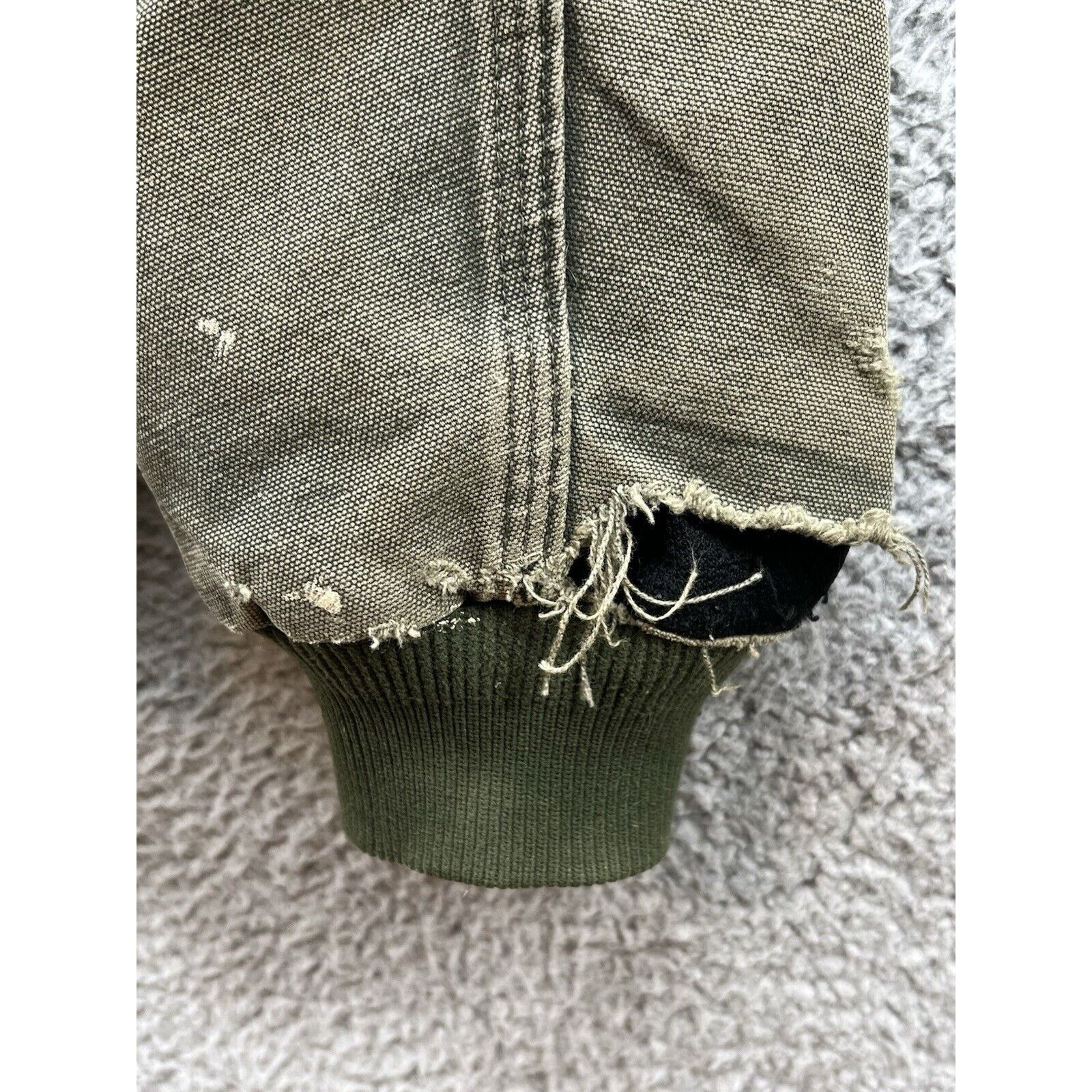 Carhartt Carhartt J25 MOS Hooded Sz. XL Sage Green Duck Canvas Jacket Size US XL / EU 56 / 4 - 7 Thumbnail