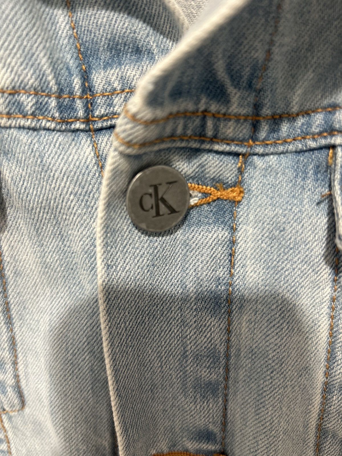 Calvin Klein Calvin Klein Denim Jacket Size US L / EU 52-54 / 3 - 4 Thumbnail