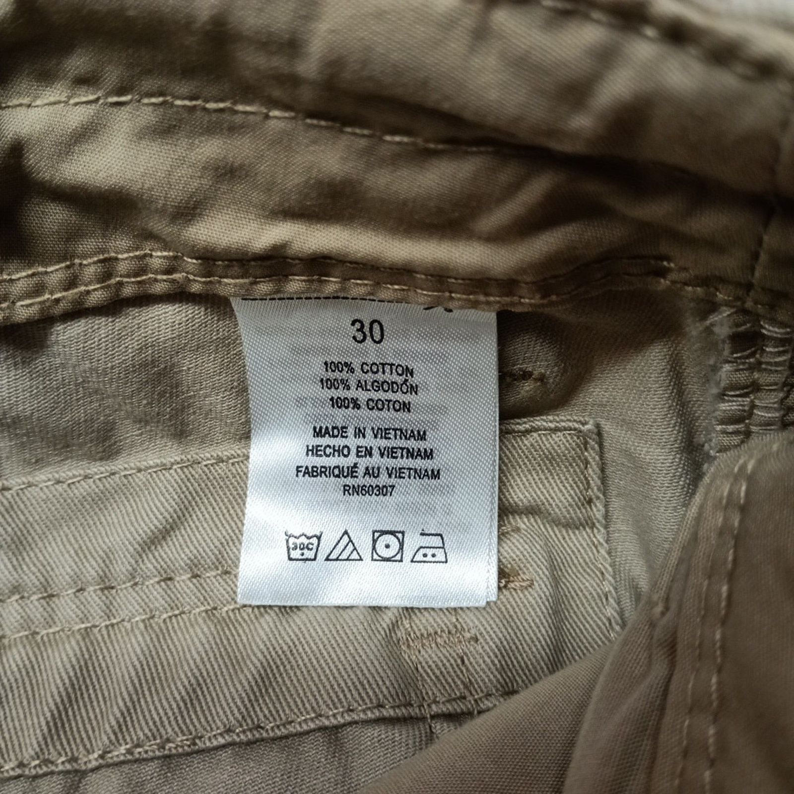 UNIONBAY Unionbay Men's Cargo Shorts Size 30 Desert + Belt Cotton Size US 30 / EU 46 - 3 Thumbnail