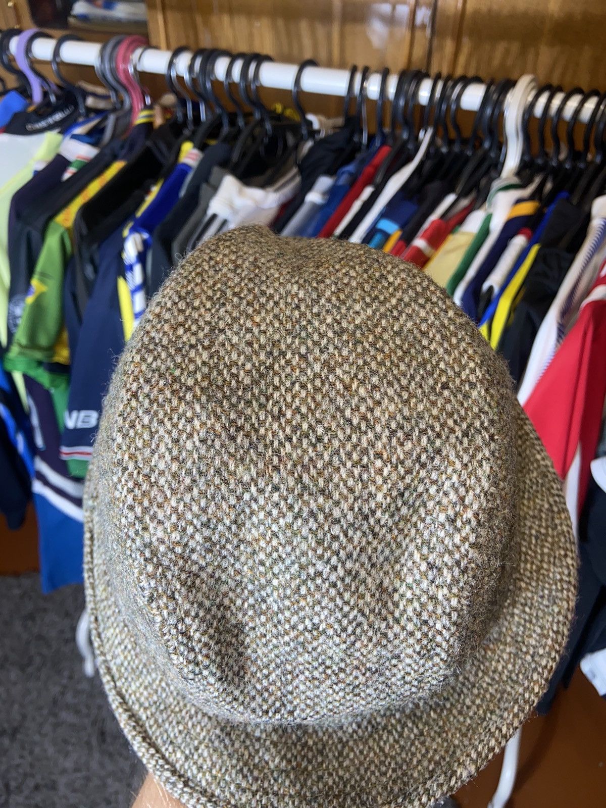 Harris Tweed × Vintage HARRIS TWEED VINTAGE ENGLAND MENS 100% WOOL HAT Size ONE SIZE - 3 Thumbnail