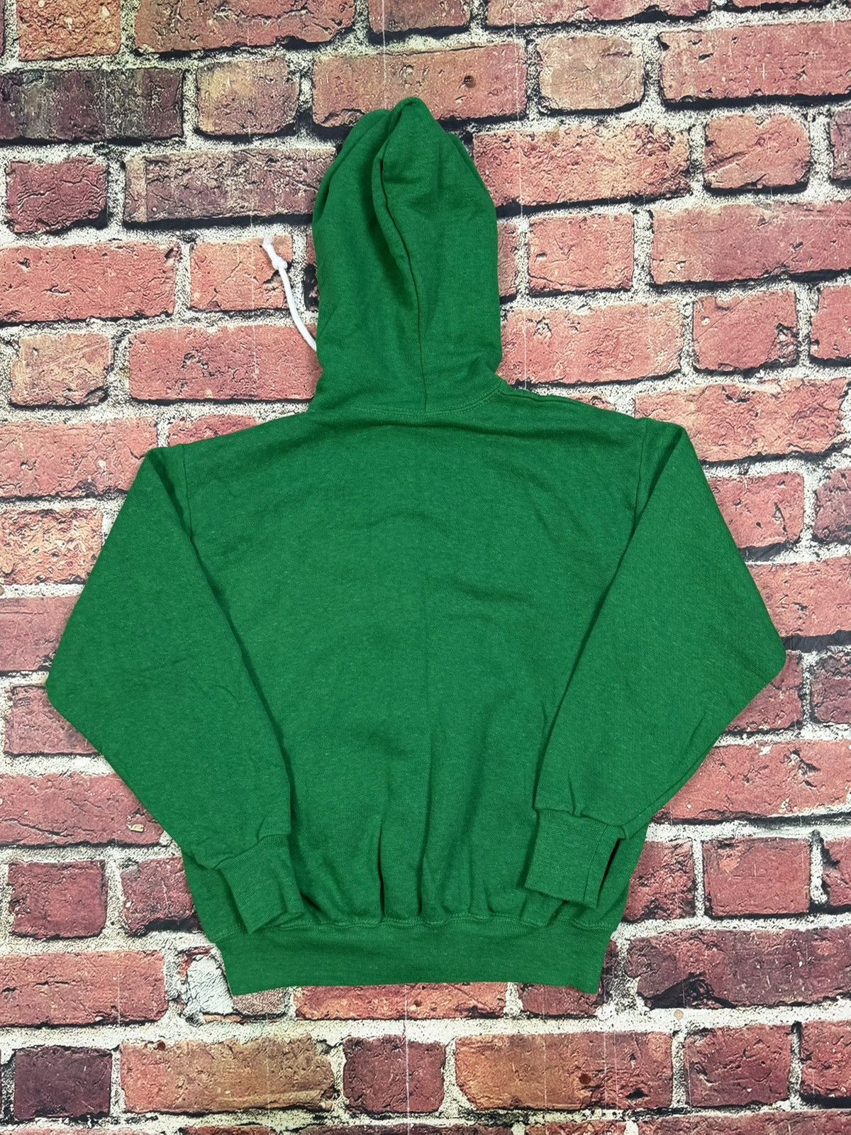 Other Vintage Blank Green Zip Up Hoodie Cropped Boxy 70s 80s Size US M / EU 48-50 / 2 - 2 Thumbnail