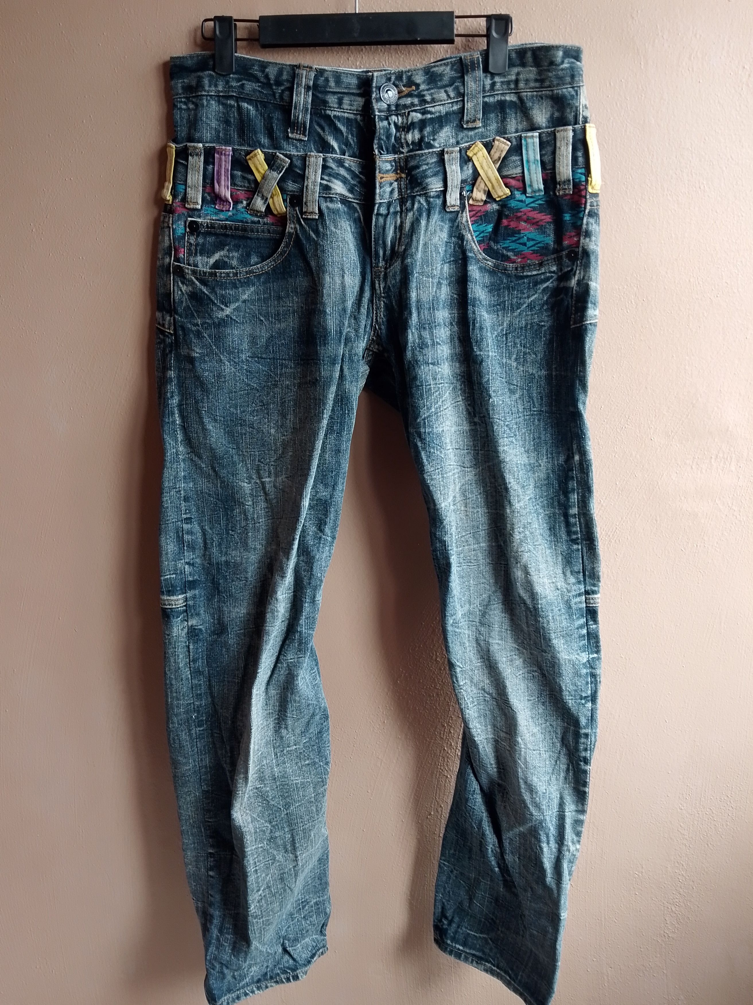 Japanese Brand Japanese brand memory special double waist pant Size US 32 / EU 48 - 4 Thumbnail